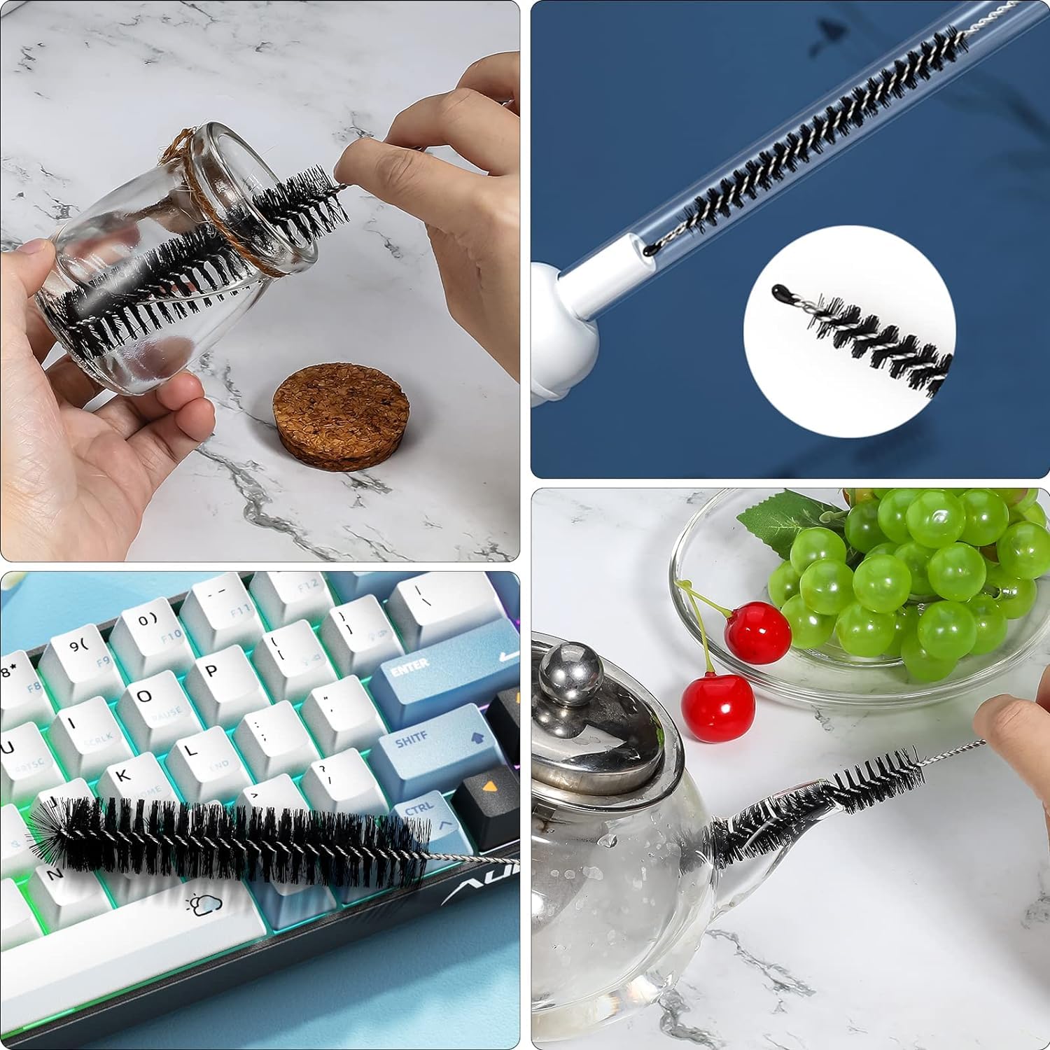 Straw Cleaner Brush Set (12 Count)