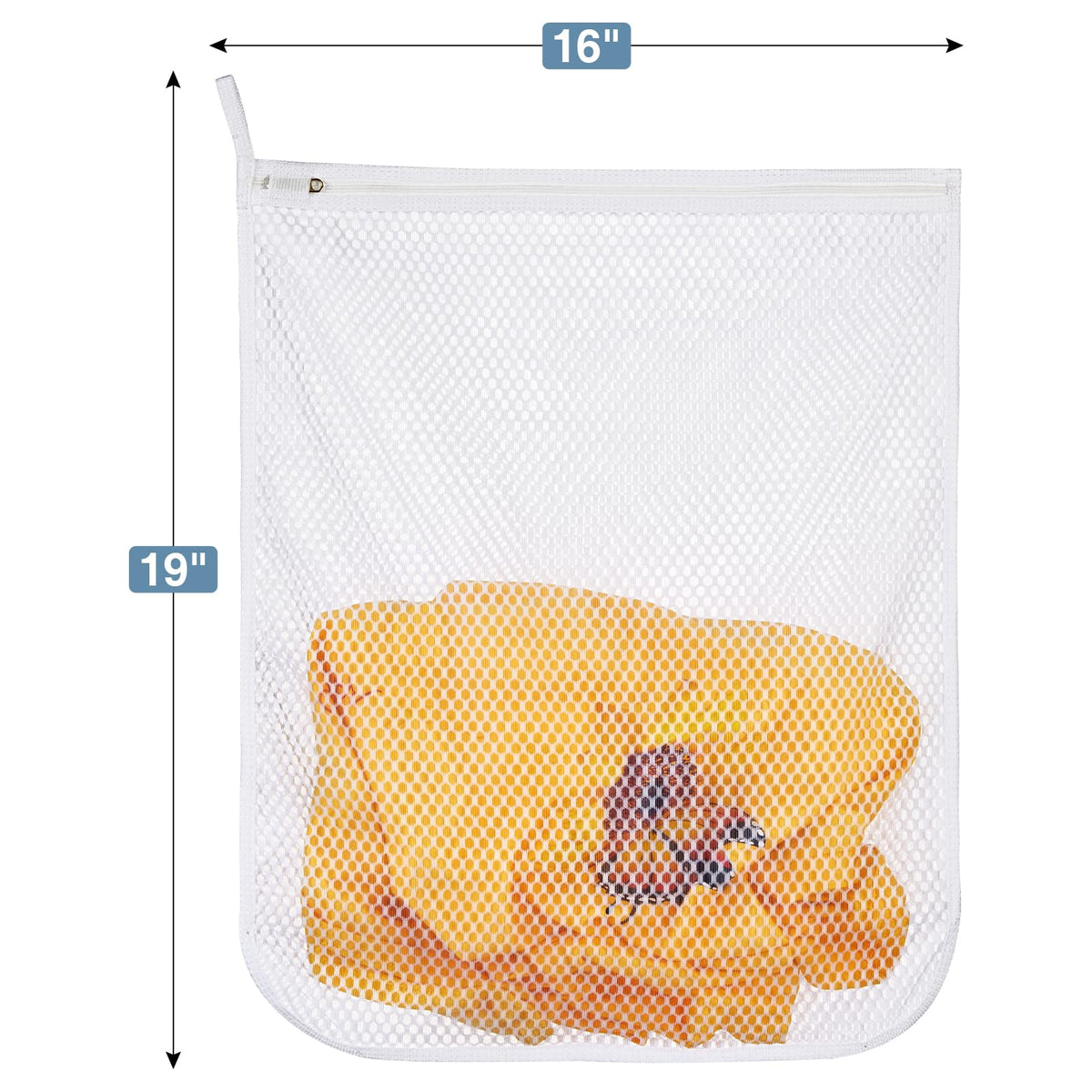 3 pcs Durable Honeycomb Mesh Laundry Bags for Delicates 3 Large (3 Count)