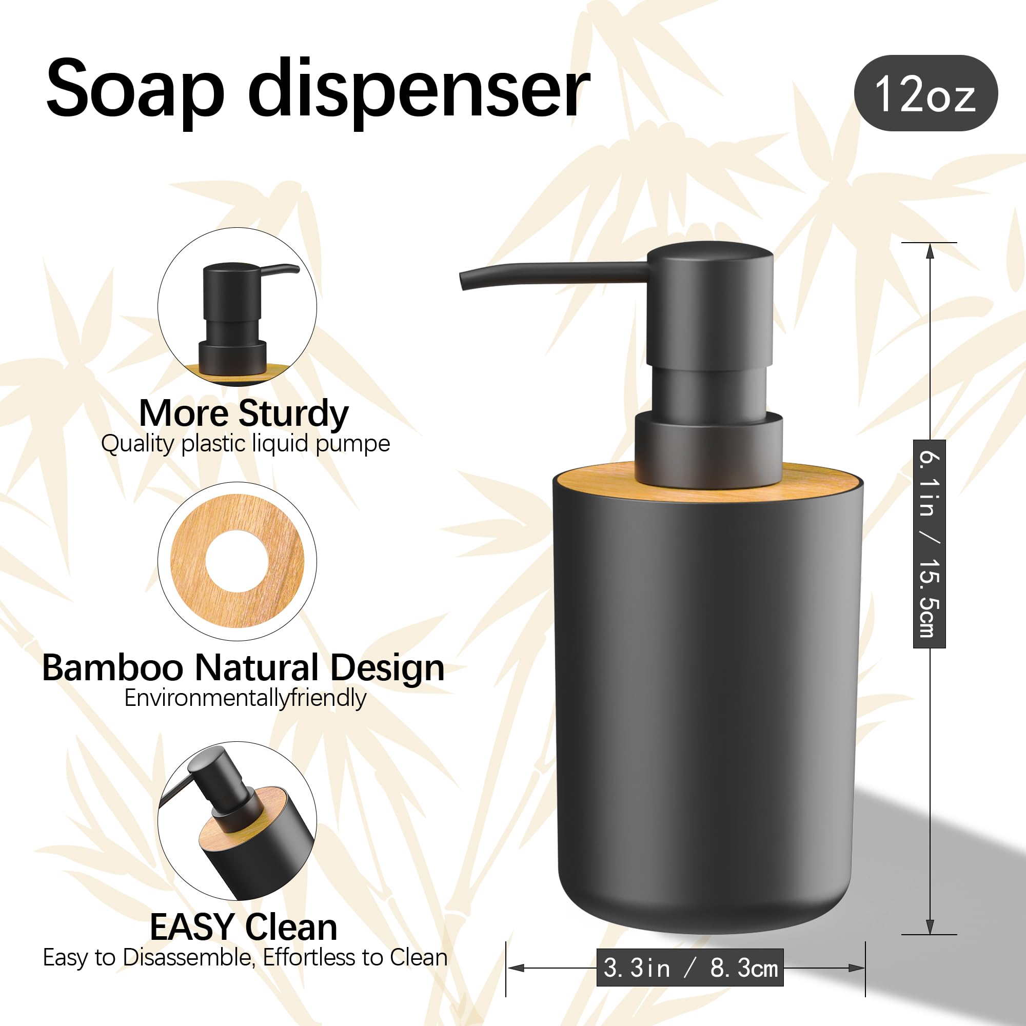 Soap Dispenser for Bathroom and Kitchen