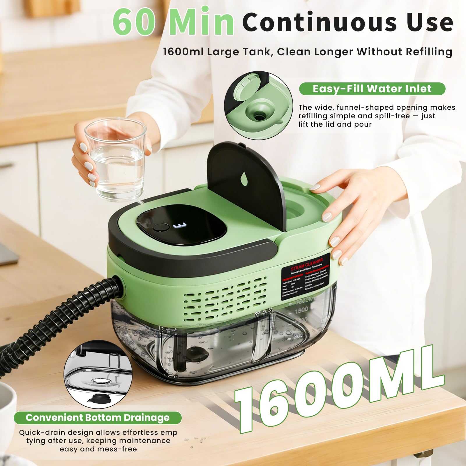 Handheld Steam Cleaner for Home