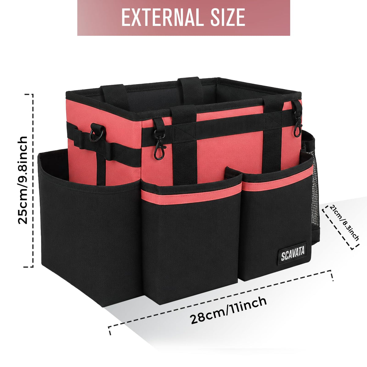Compact Wearable Cleaning Caddy with Handle & Shoulder Straps