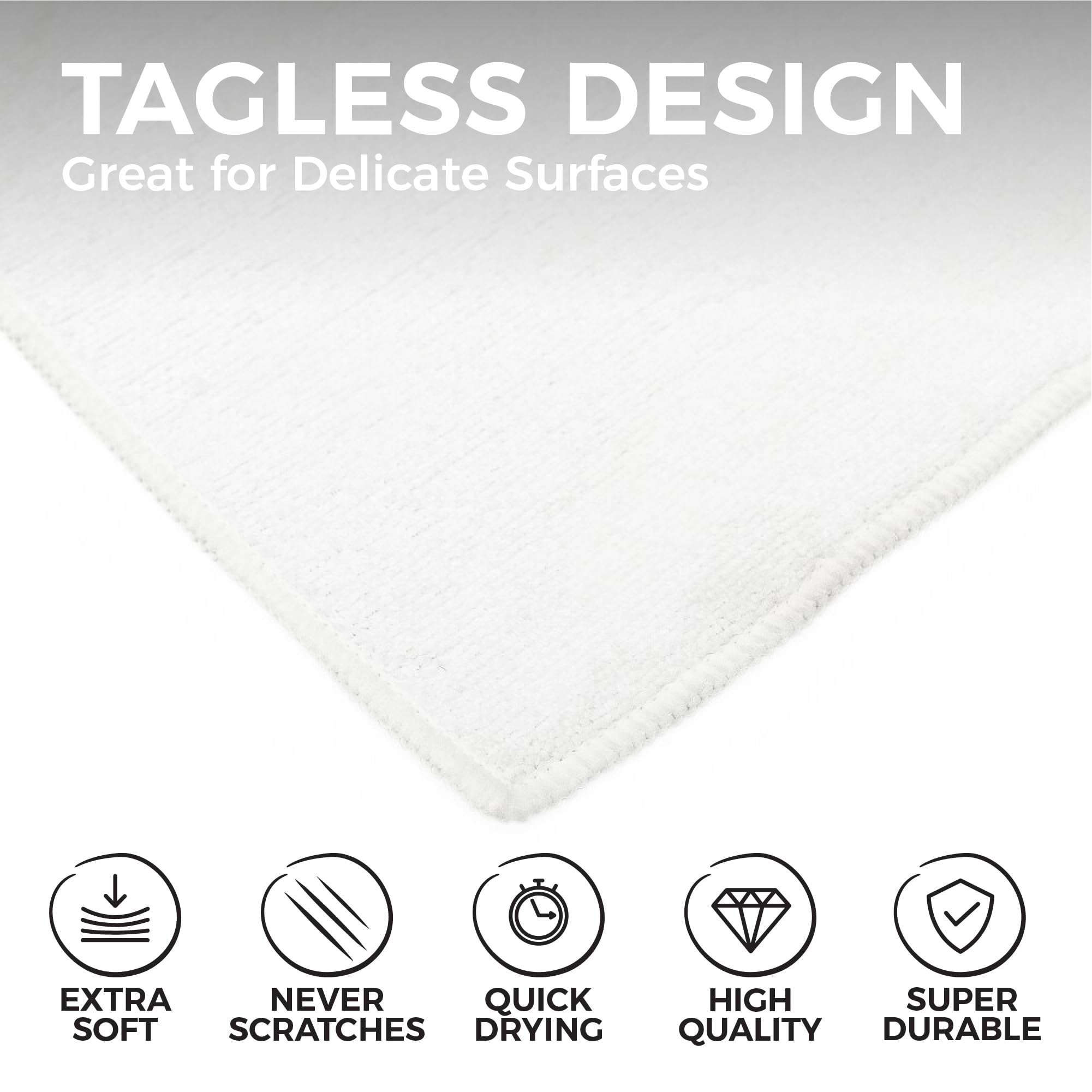 All Purpose Microfiber Terry Cleaning Towels (12 Count)