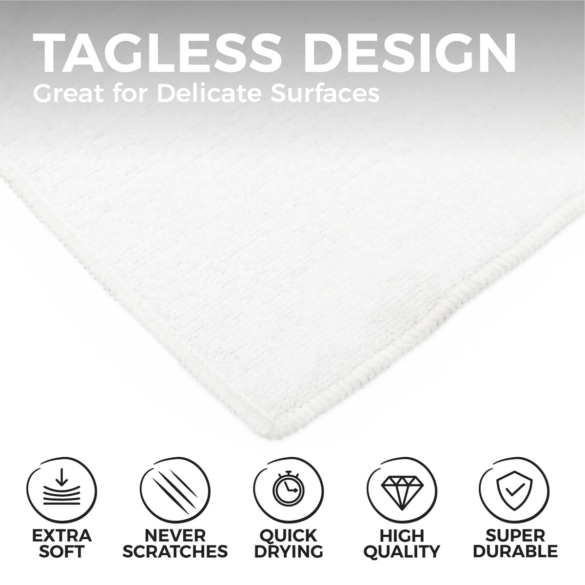 All Purpose Microfiber Terry Cleaning Towels (12 Count)