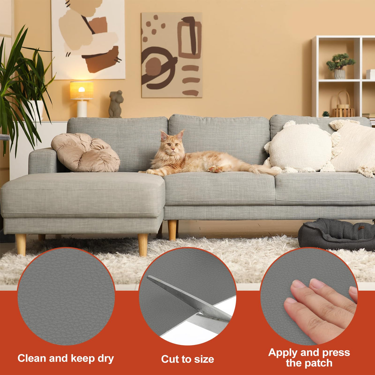 Leather Patches Tape for Furniture