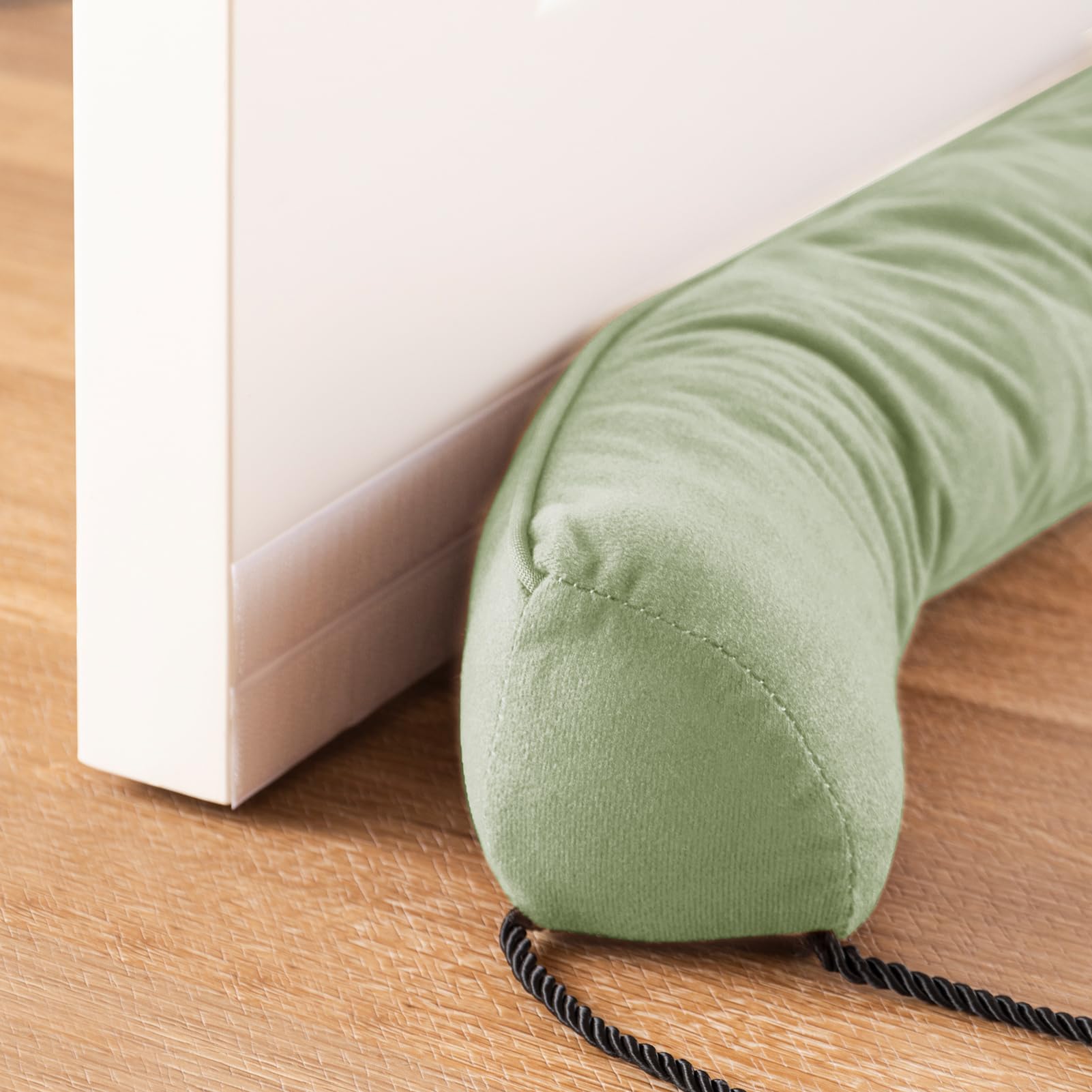 Door Draft Stopper with Removable Washable Cover