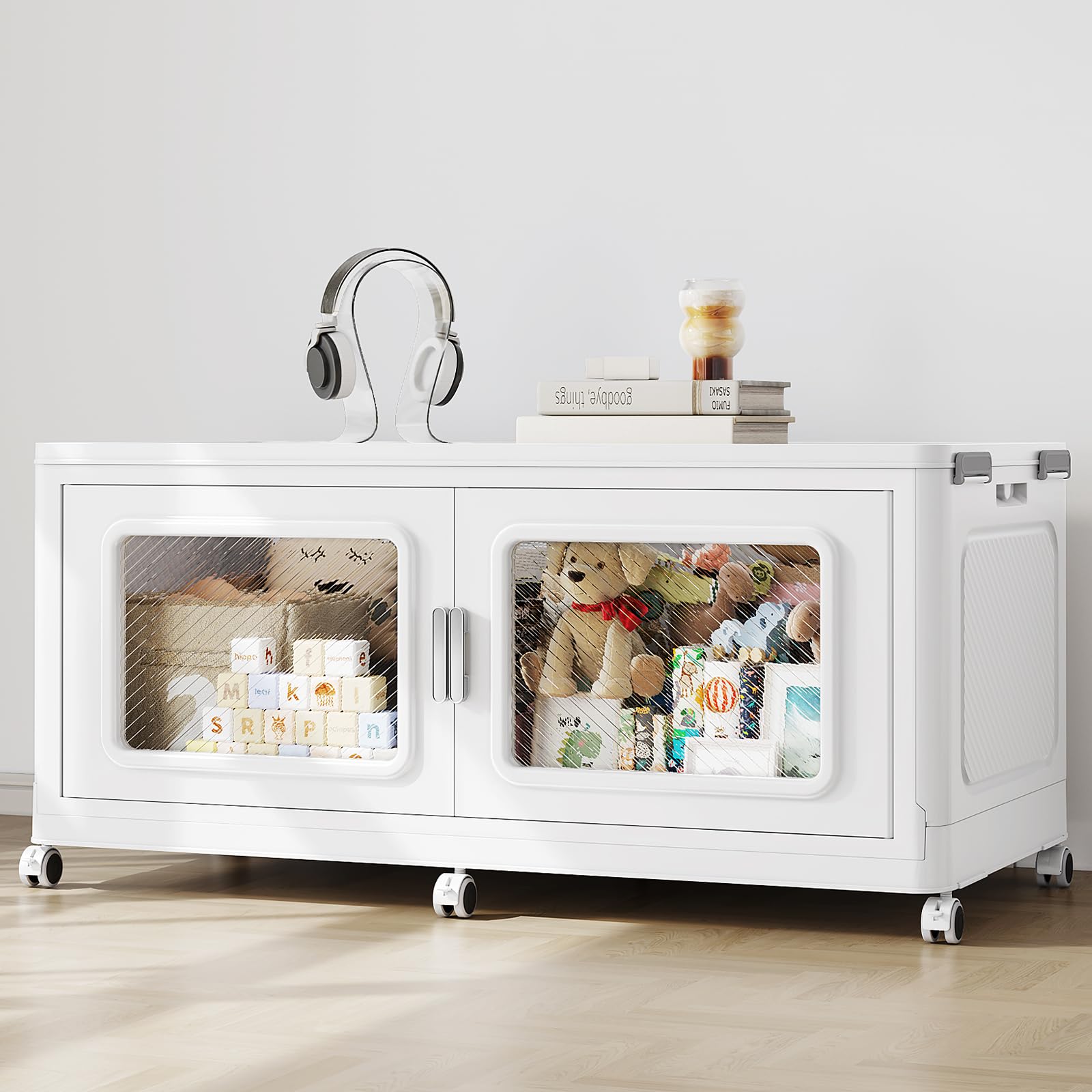 300 Qt Extra Large Stackable Storage Bin with Lid