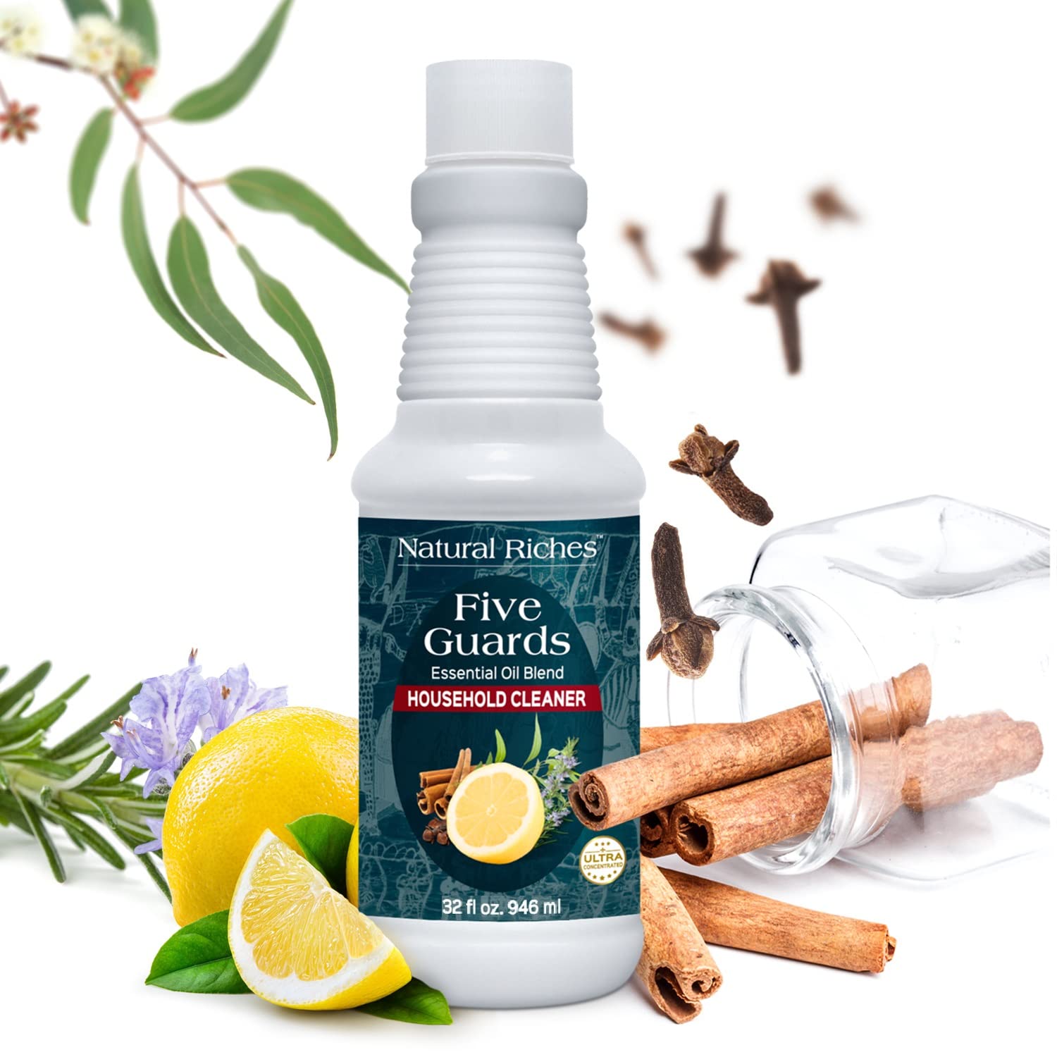 Five Guards Household Cleaner Concentrate 32 Fl Oz