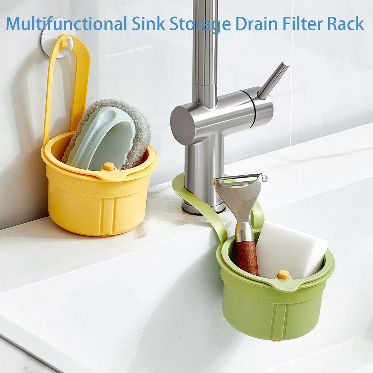 Faucet Hanging Sink Drain Basket
