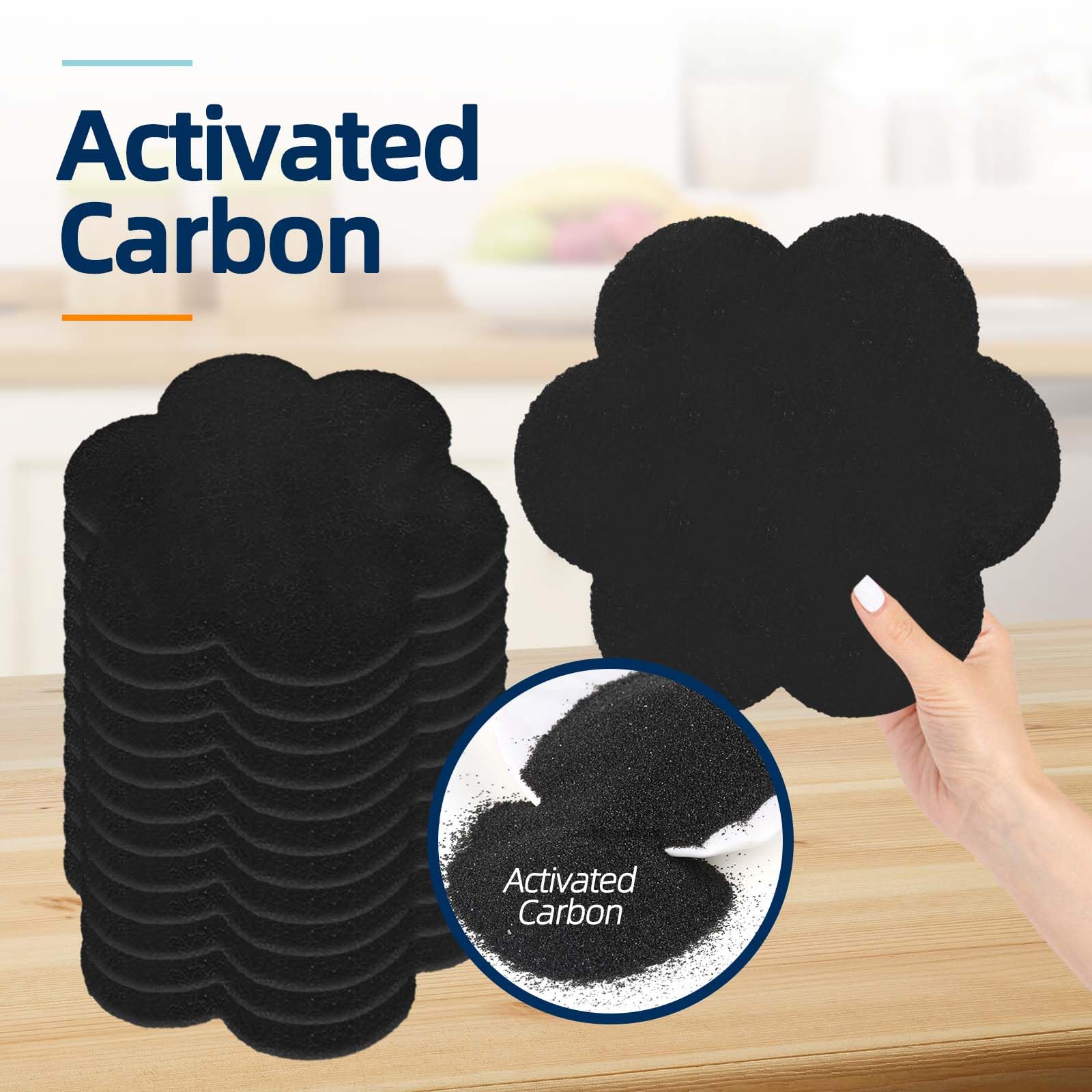 12pcs Trash Can Odor Absorbing Filters (12 Count)
