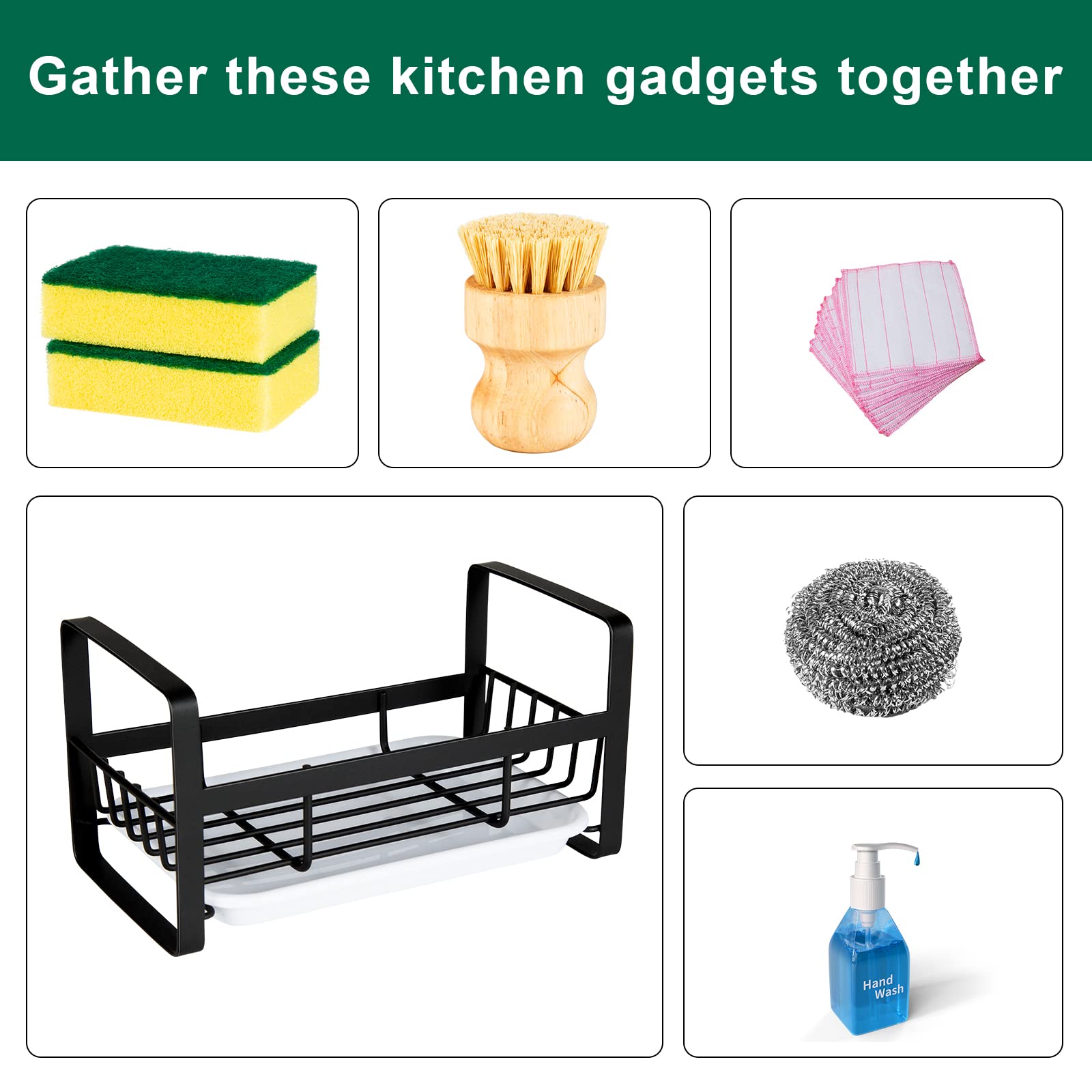Sponge Holder for Kitchen Sink