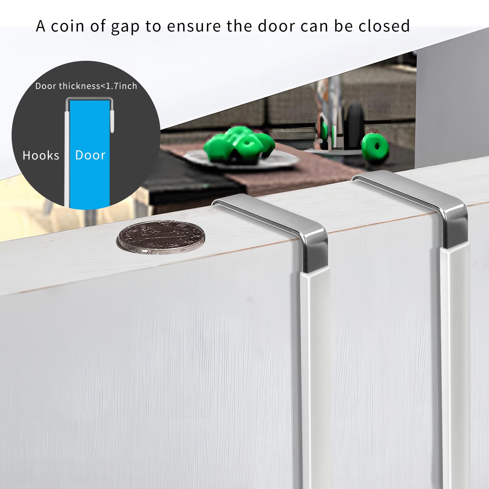 Over the Door Hooks (4 Count)