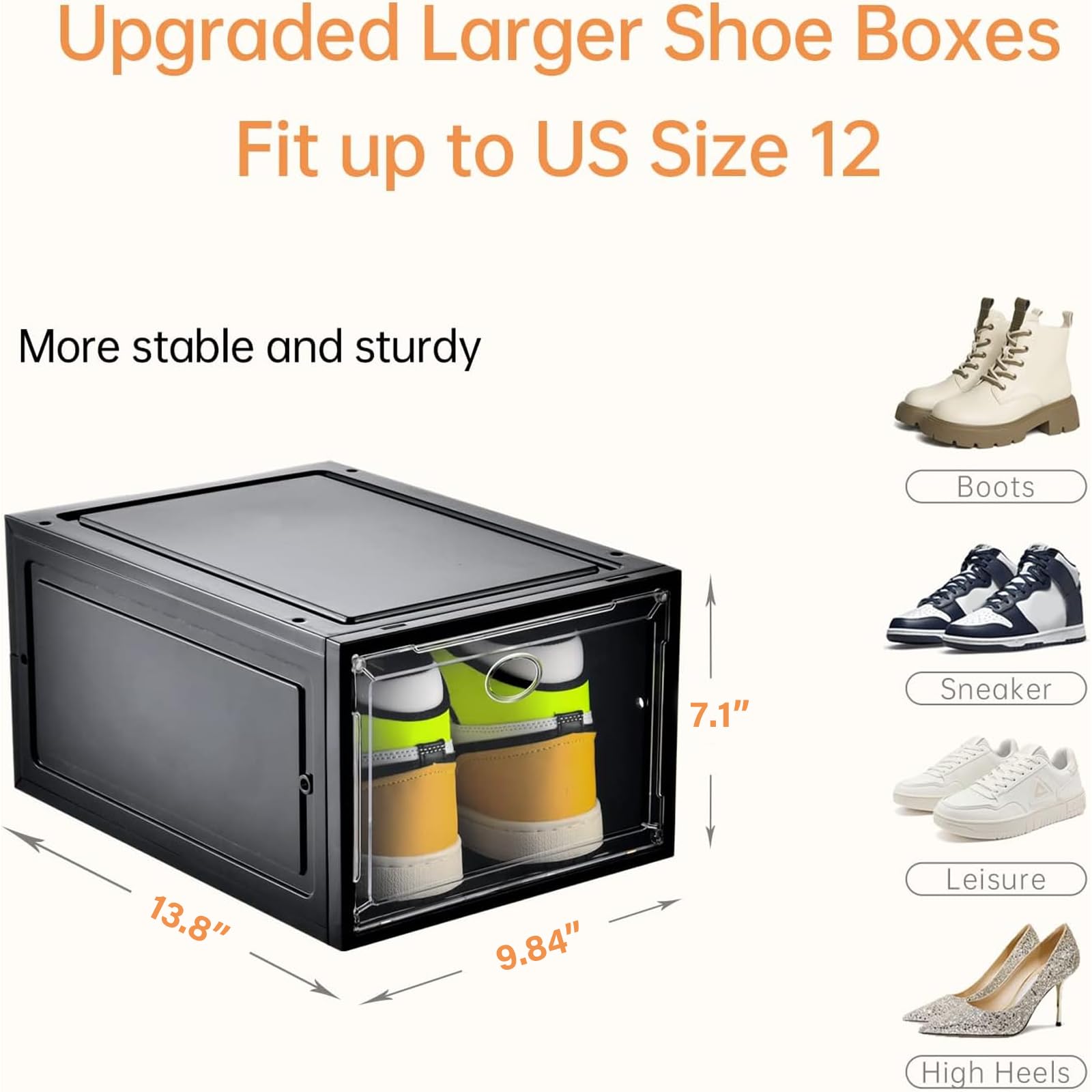 12 Pack Shoe Storage (12 Count)