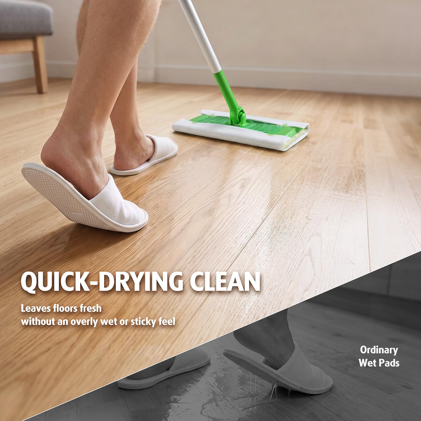 Wet Pads Refill for Swiffer Sweeper Wet Mopping Cloth (30 Count)