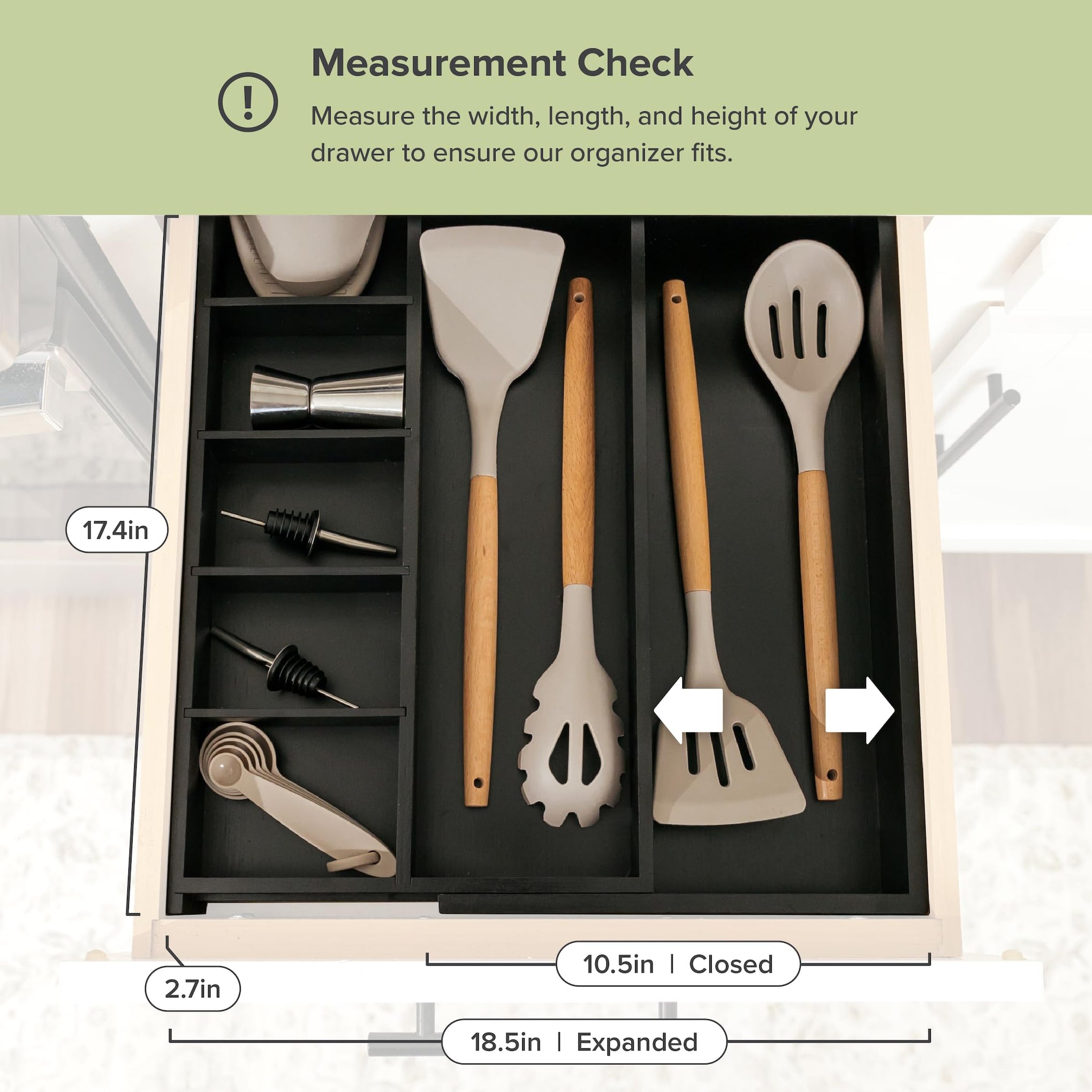 Utensil & Junk Drawer Organizer