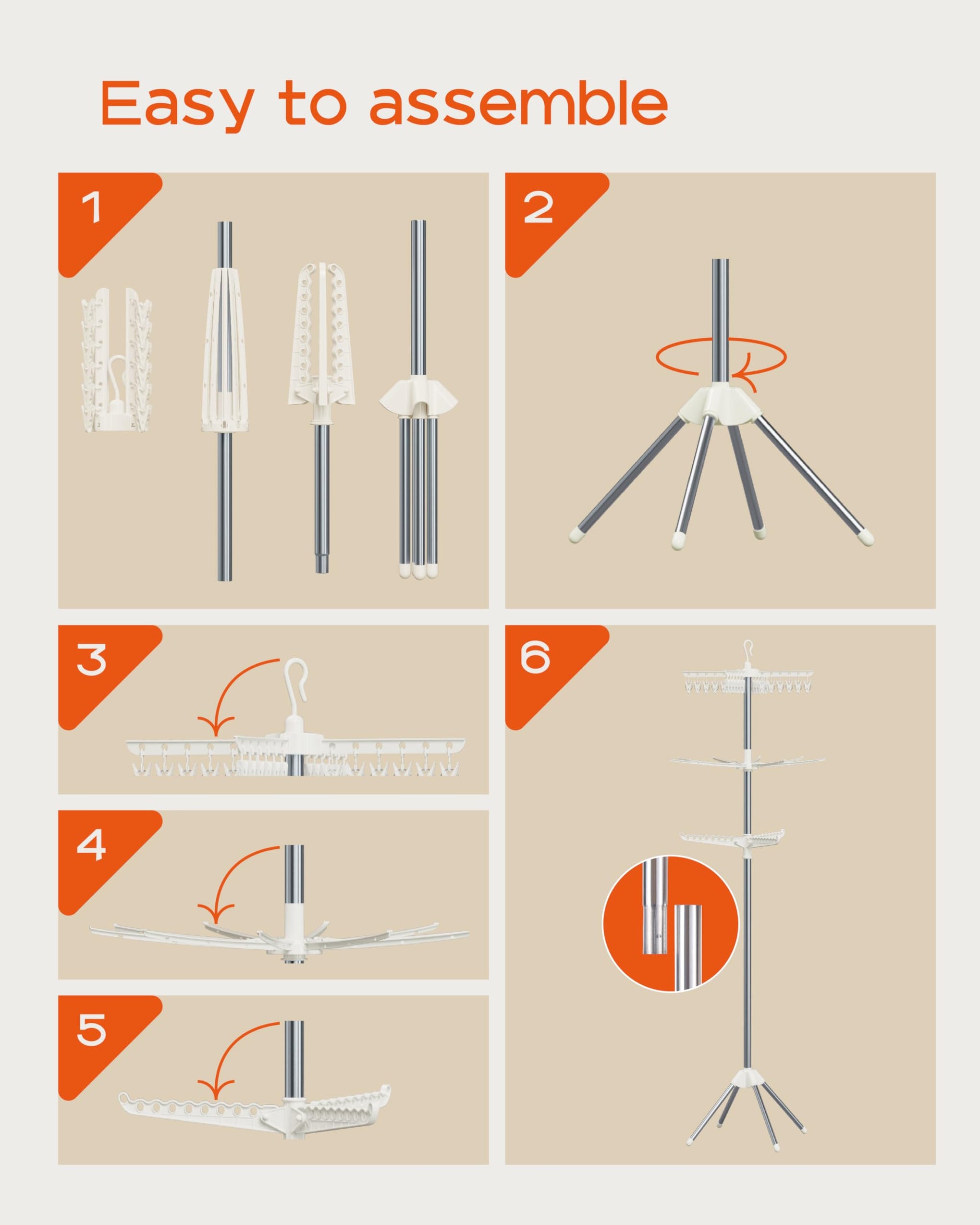 Clothes Drying Rack Foldable