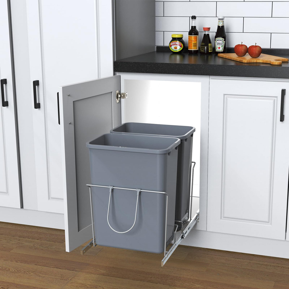 Double Pull Out Trash Can