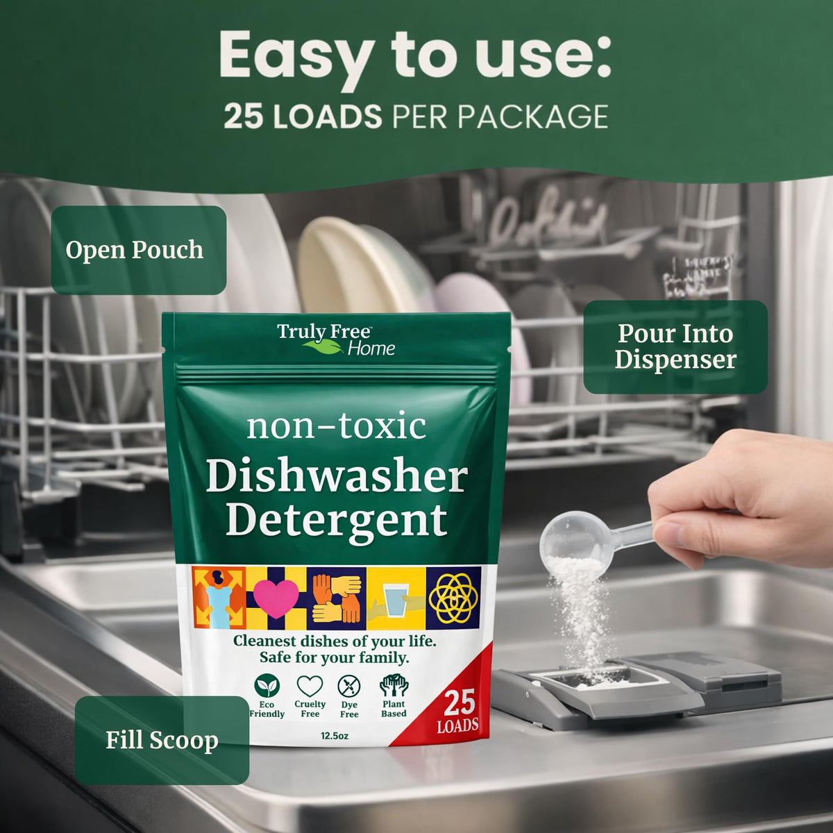 Dishwasher Detergent Powder (37.5 Ounce)