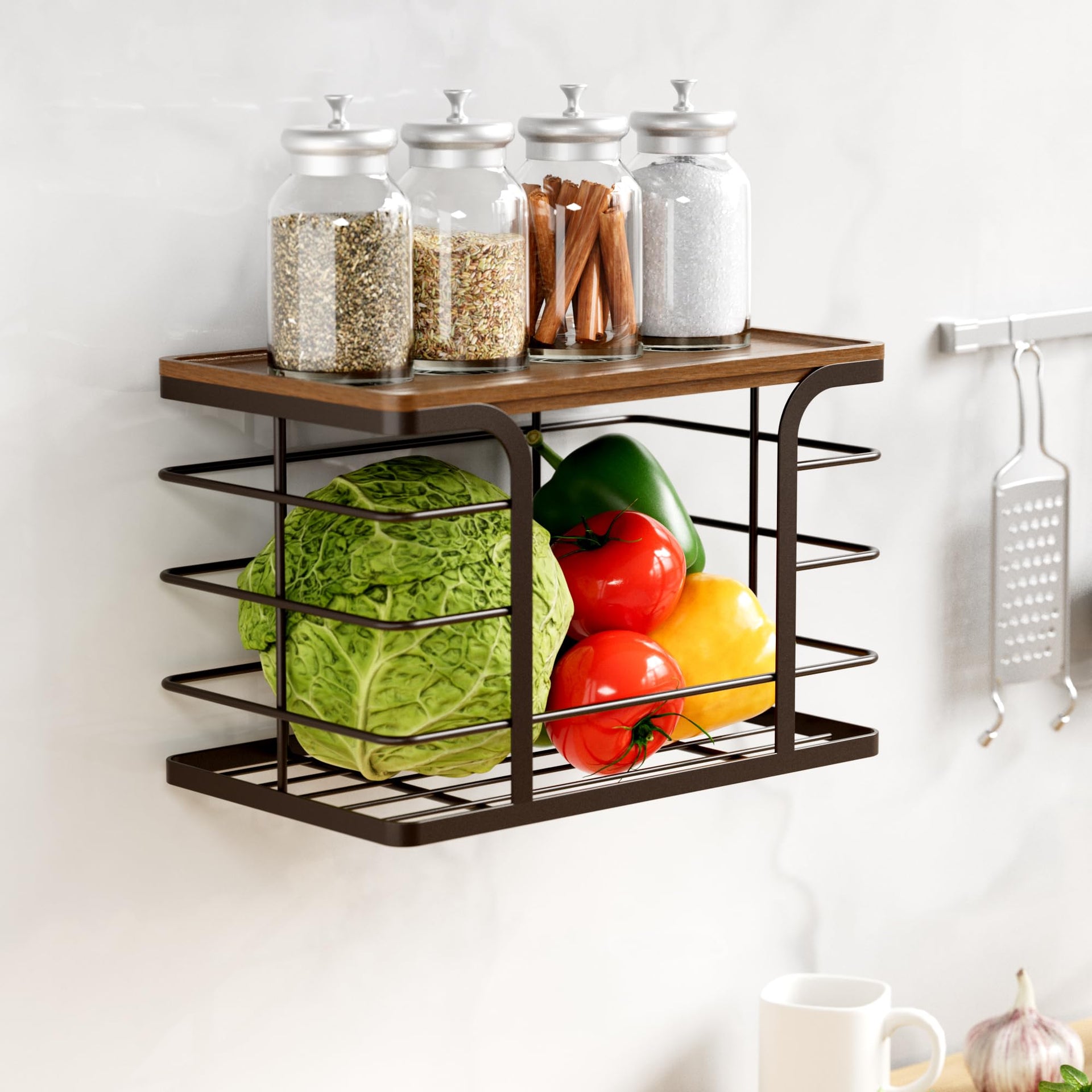 2 Pack Storage Stackable Kitchen Laundry Pantry Organizers (2 Count)