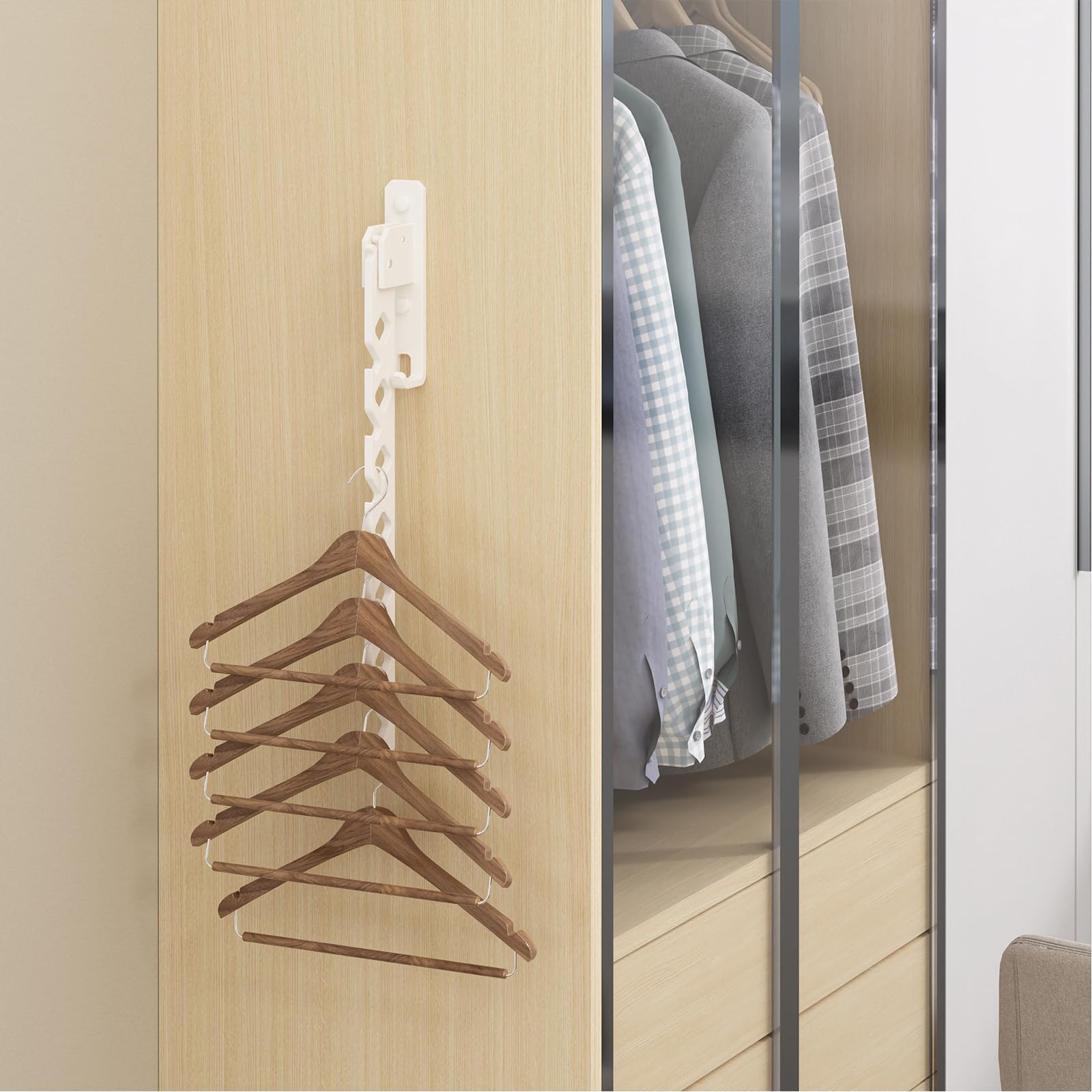Wall Mounted Clothes Drying Rack (7.2 Ounce)