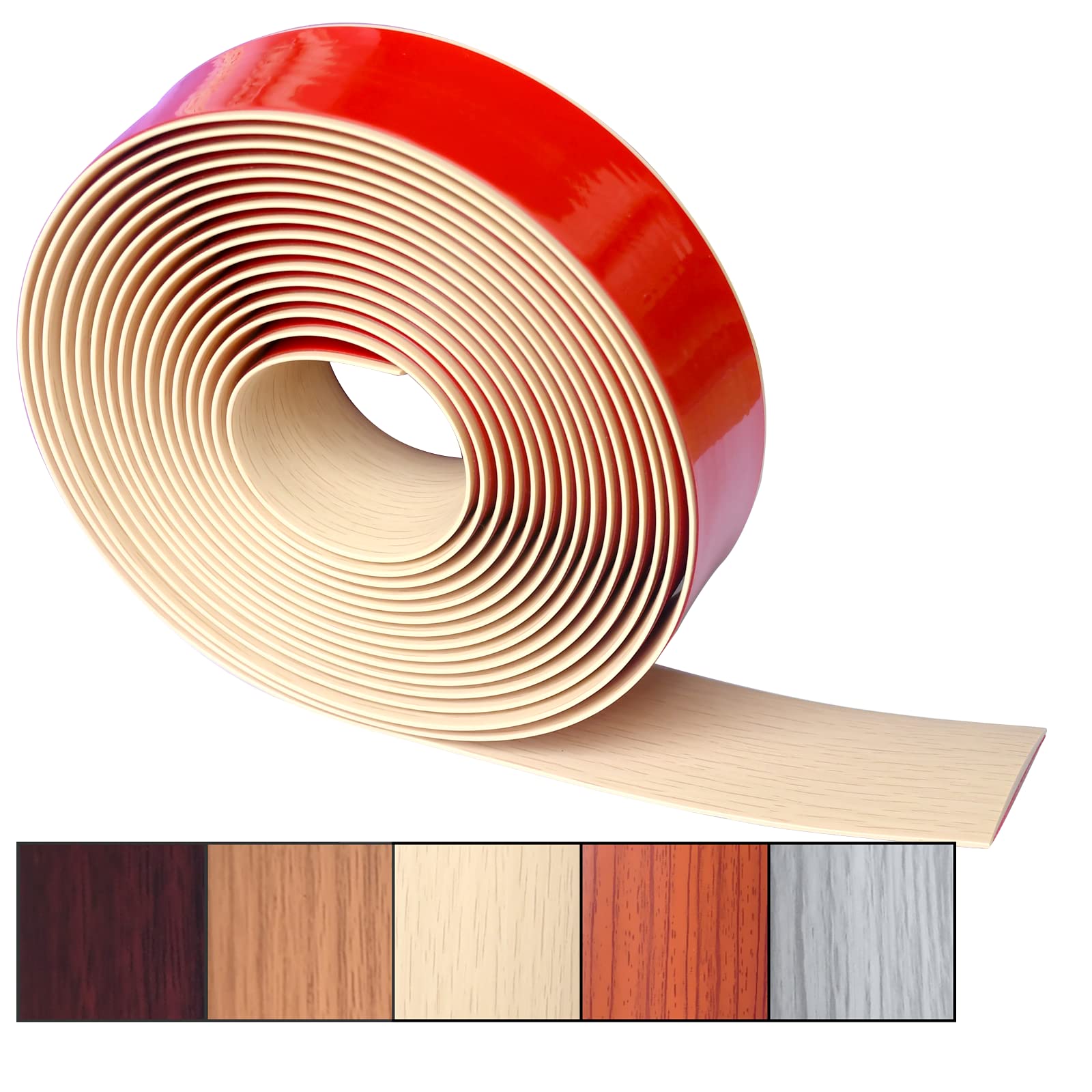 Floor Transition Strip & Self Adhesive Floor Vinyl Floor Edge Trim Laminate Floor Gap Covering Joining Strip (118 Foot)