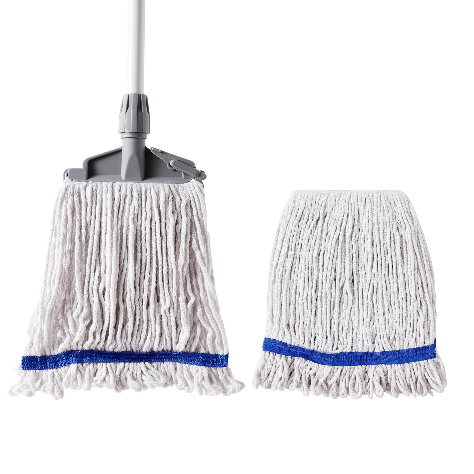 Commercial Wet Mop with 2 Cotton Heads