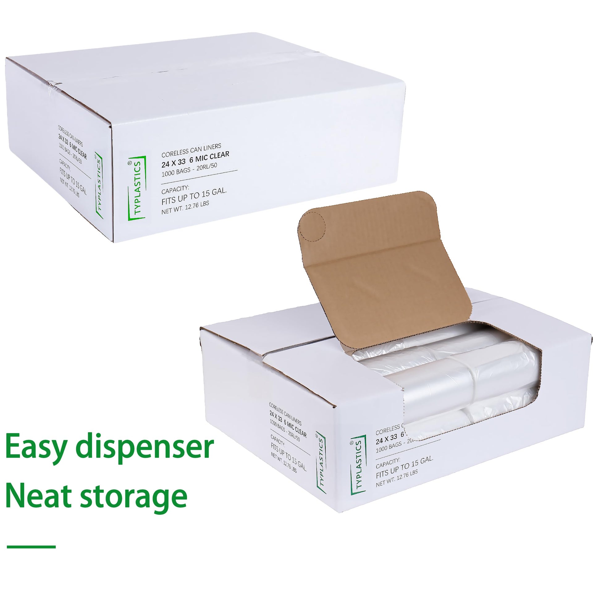 Trash Can Liners (1000 Count)