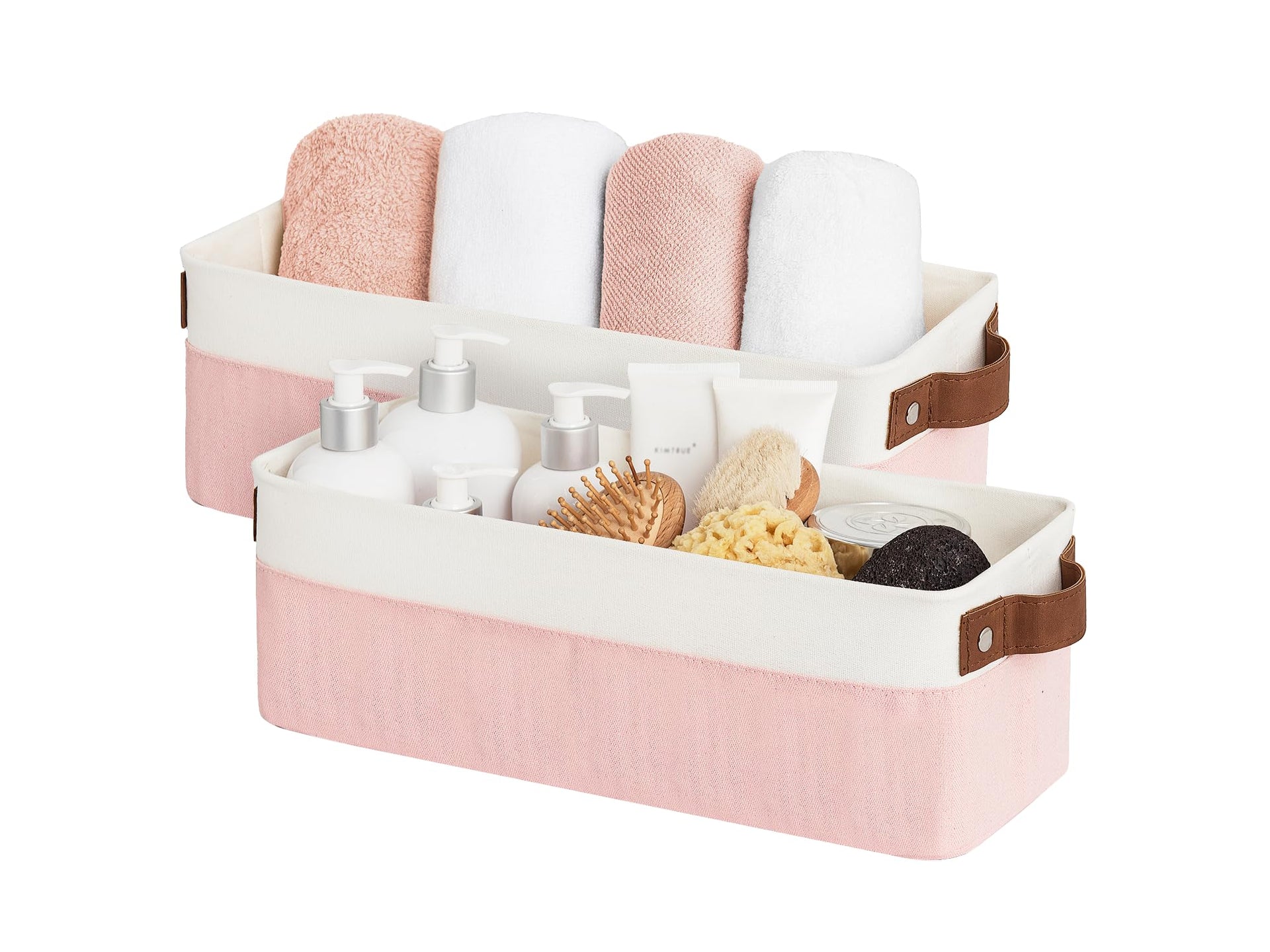 Narrow Fabric Storage Bins (2 Count)