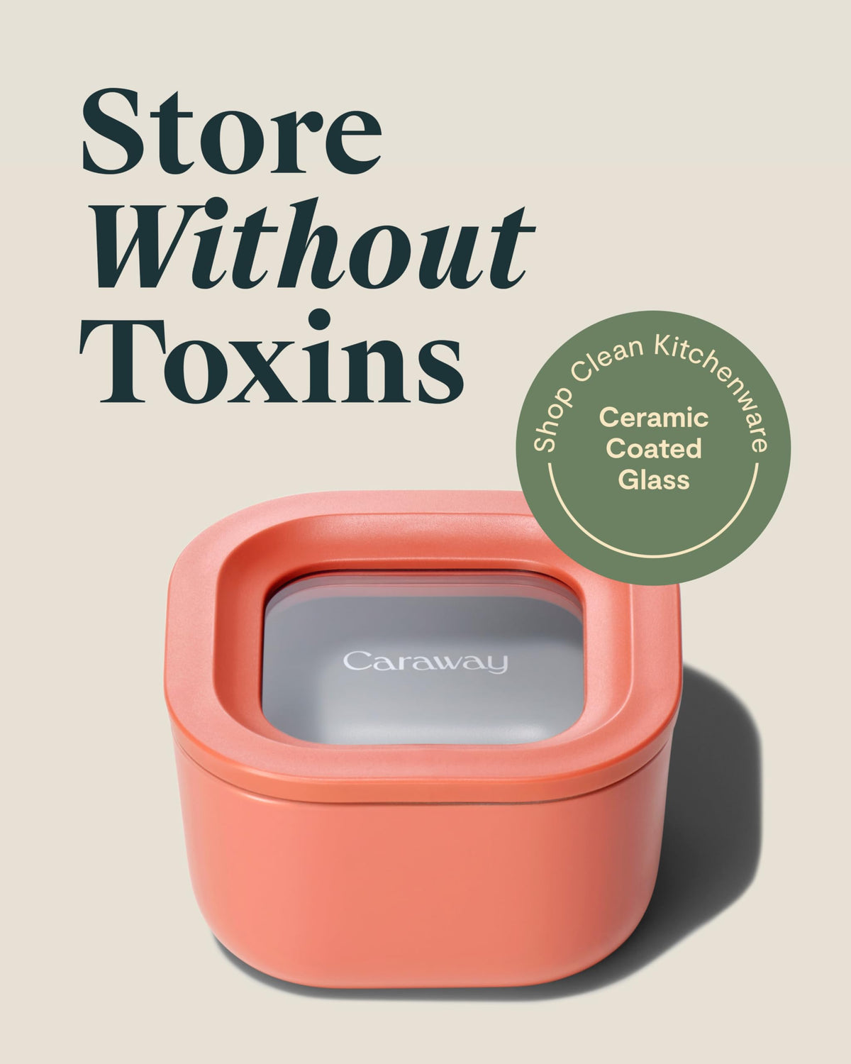 2 Piece Glass Food Storage Container Set (2 Count)