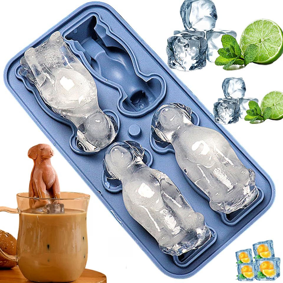 3D Labrador Ice Cube Mold