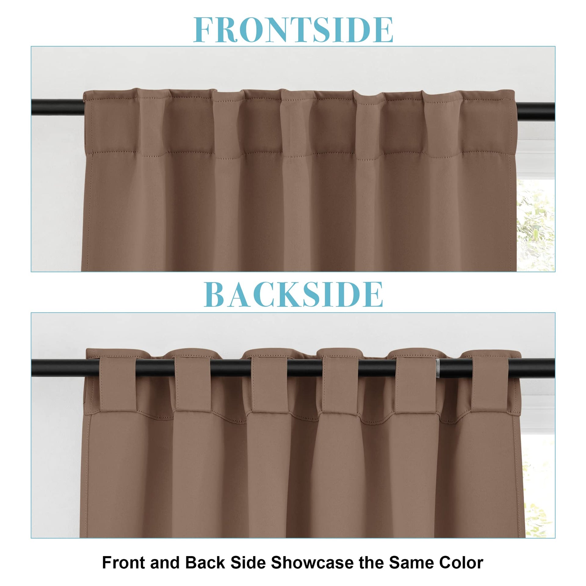 Short Blackout Curtains (2 Count)