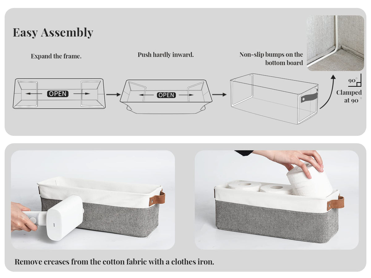 Narrow Storage Bins (2 Count)