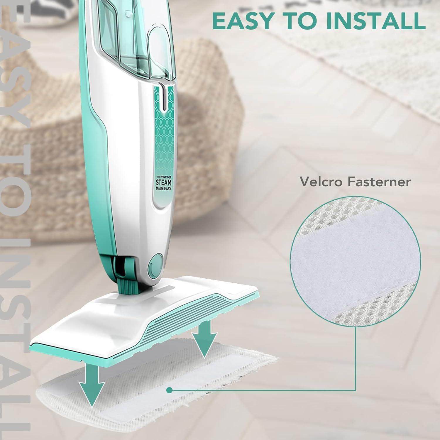 S1000 S2001 Steam Mop Replacement Pads for Shark Steam Mop S1000 S1000A S1000C S1000WM S10001C S1200 & S2001 SteamSpot Steam Mop (12 Count)