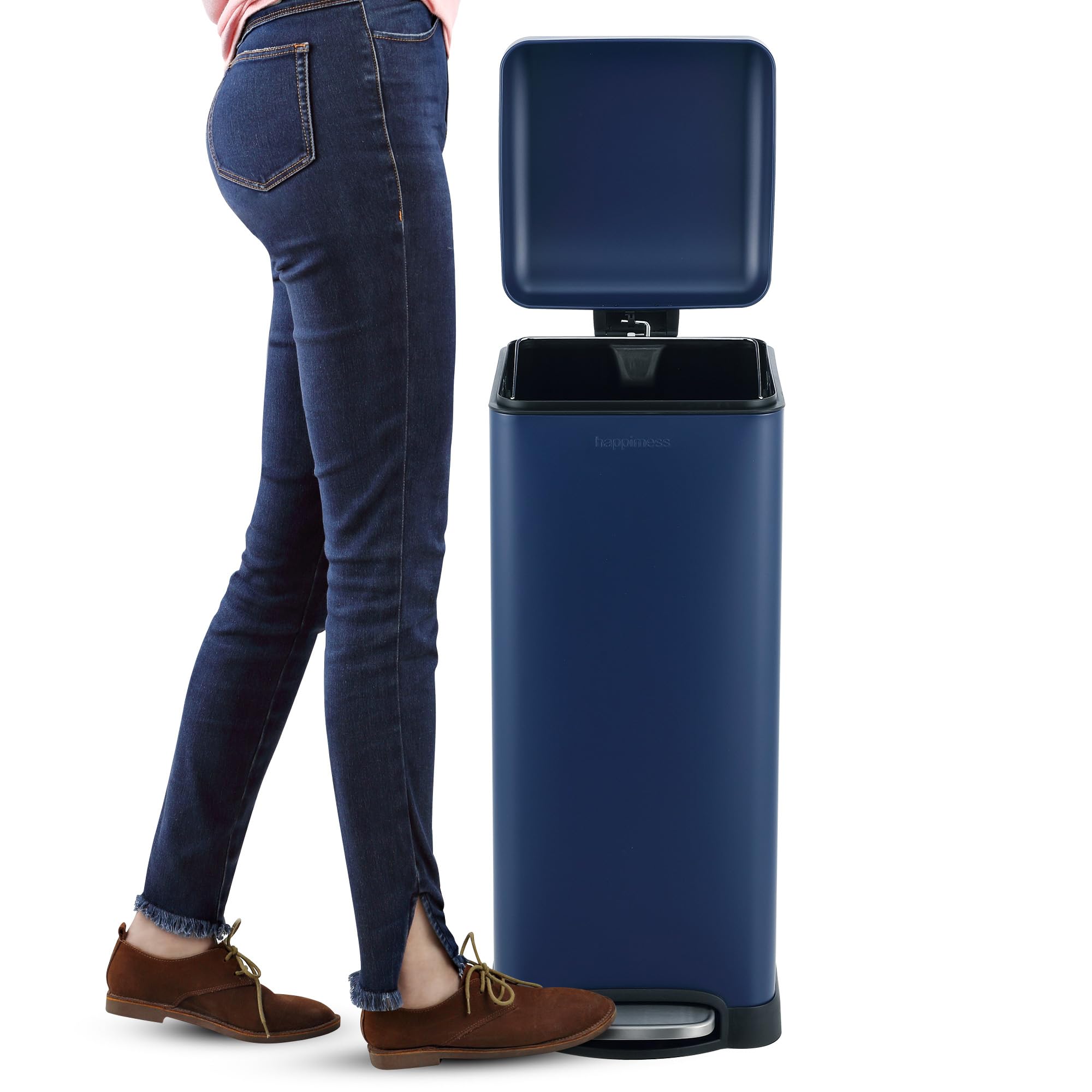Betty 8 Gal Step Trash Can Soft