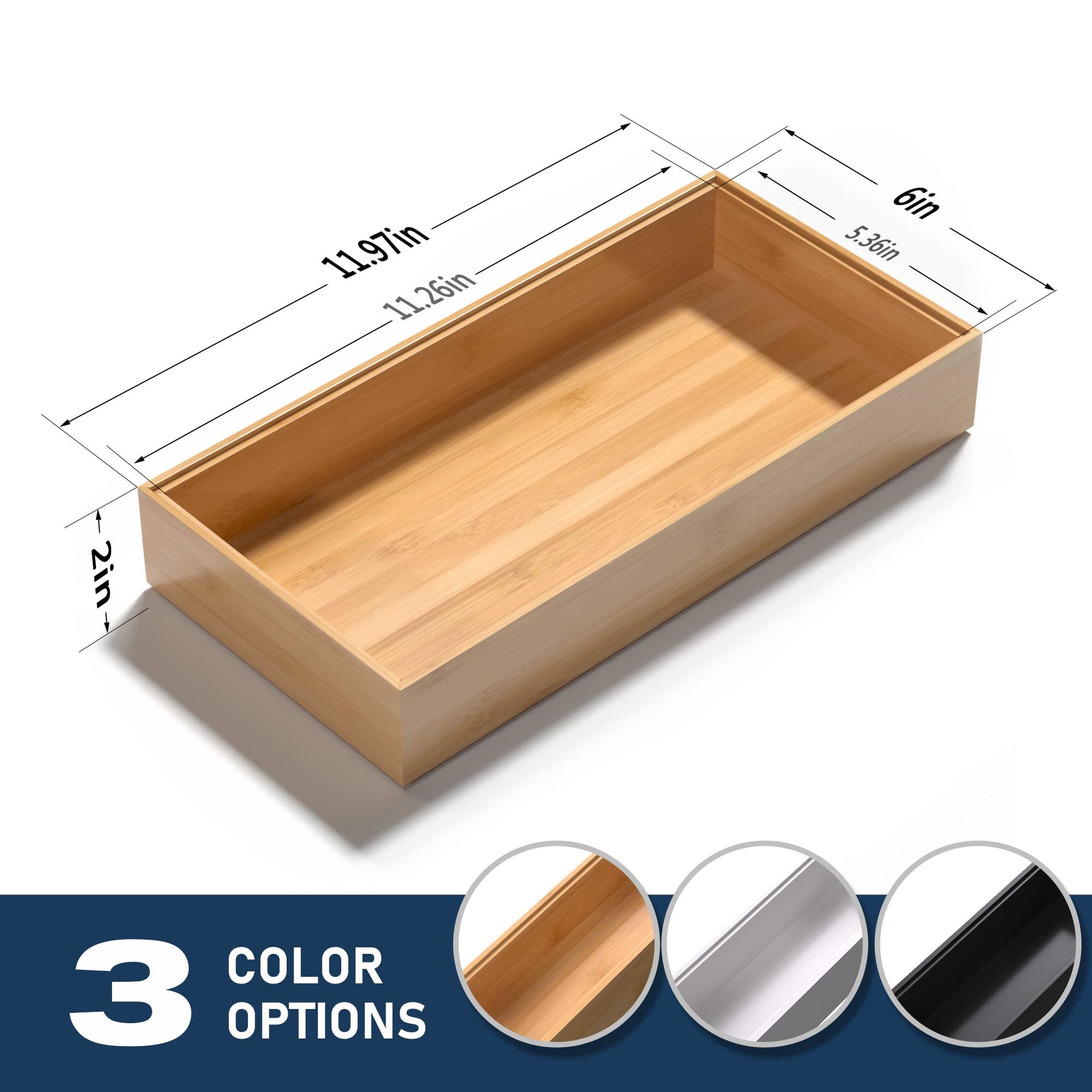 Silverware Tray for Drawer (2 Count)
