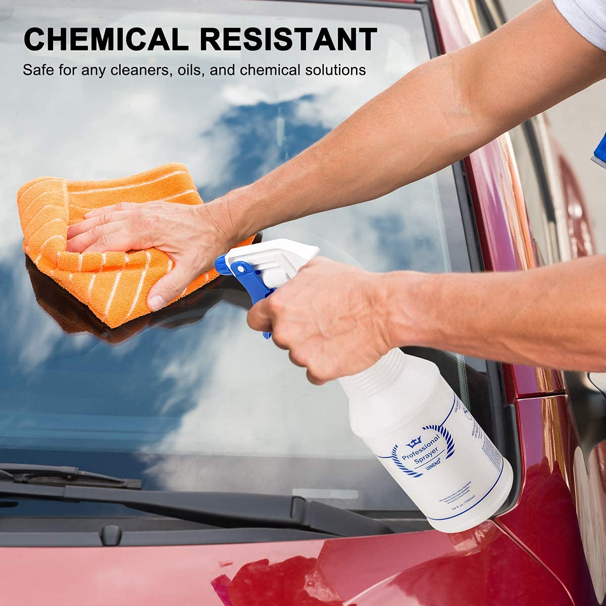 Plastic Spray Bottles 3 Pack (3 Count)