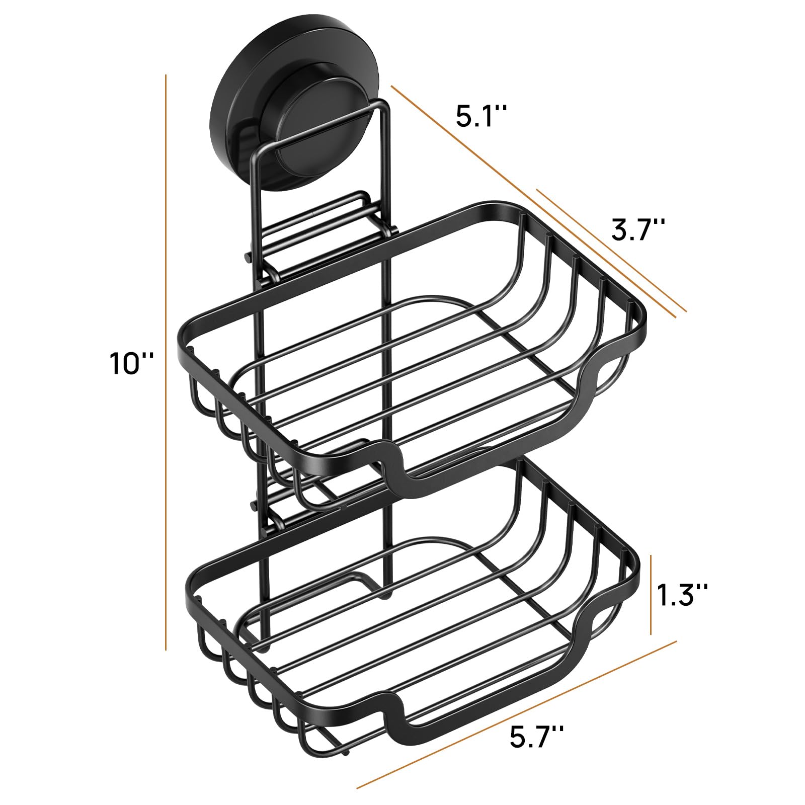 Bar Soap Holder with Hooks
