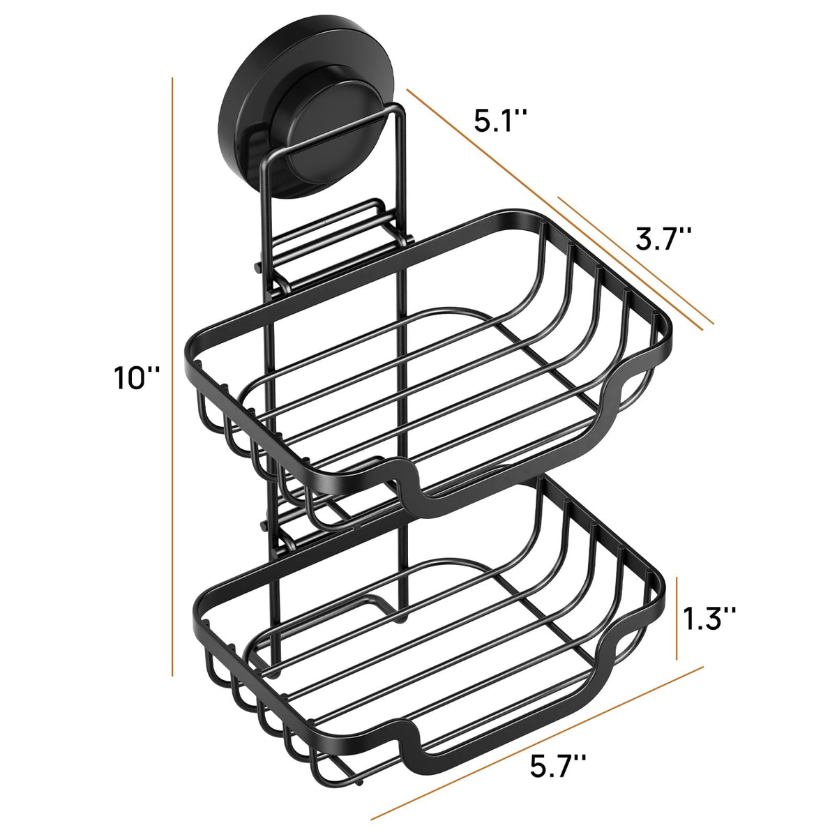 Bar Soap Holder with Hooks