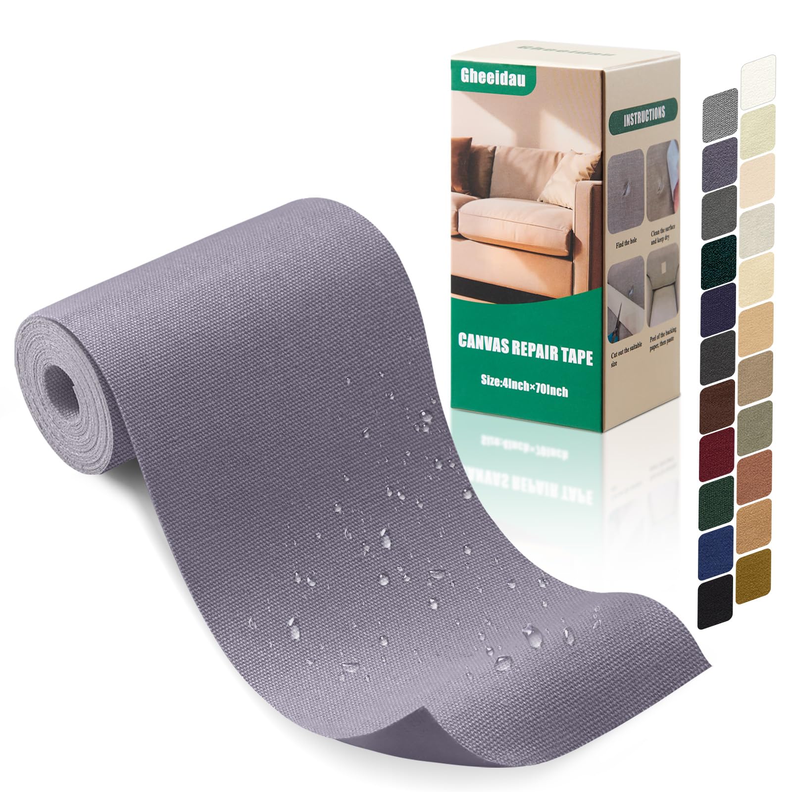 Canvas Repair Tape 4×70 Inch Waterproof Self