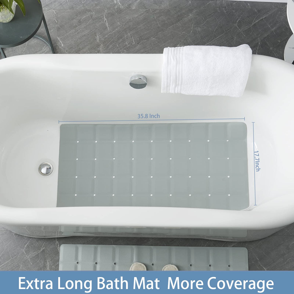 Foldable Silicone Bathtub Mat