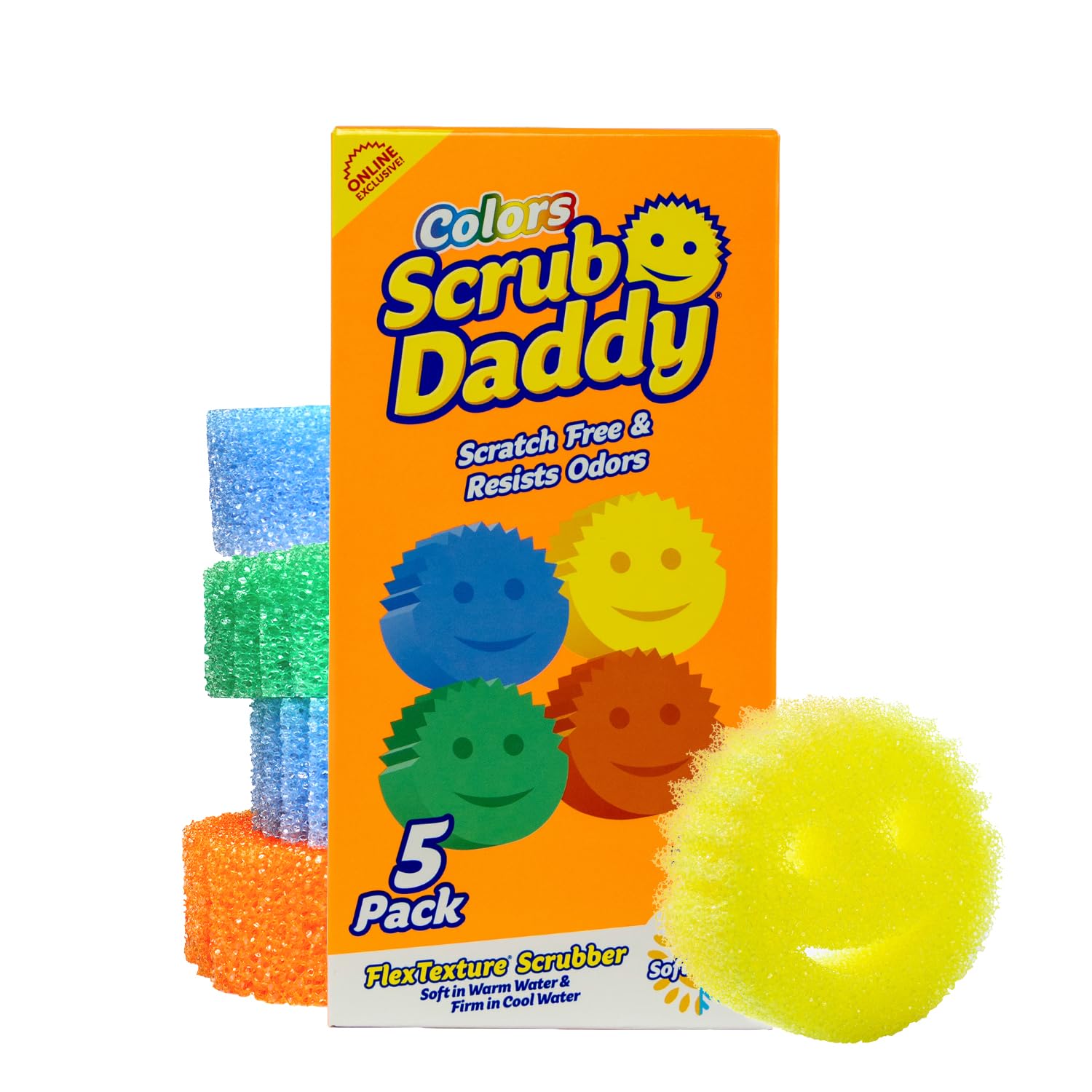 Scratch Free Multipurpose Kitchen Sponges (5 Count)