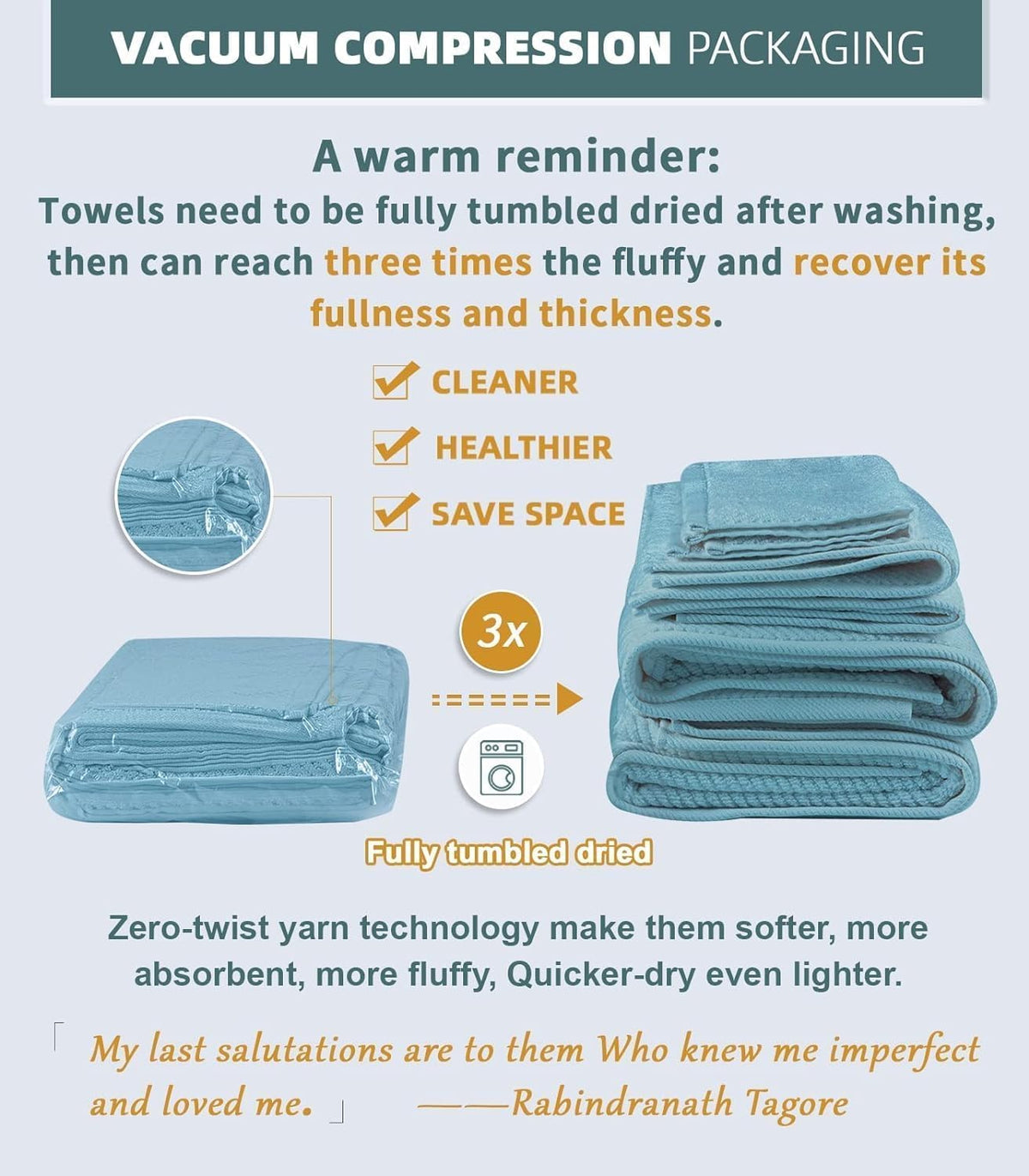 6PC Towel Set (6 Count)