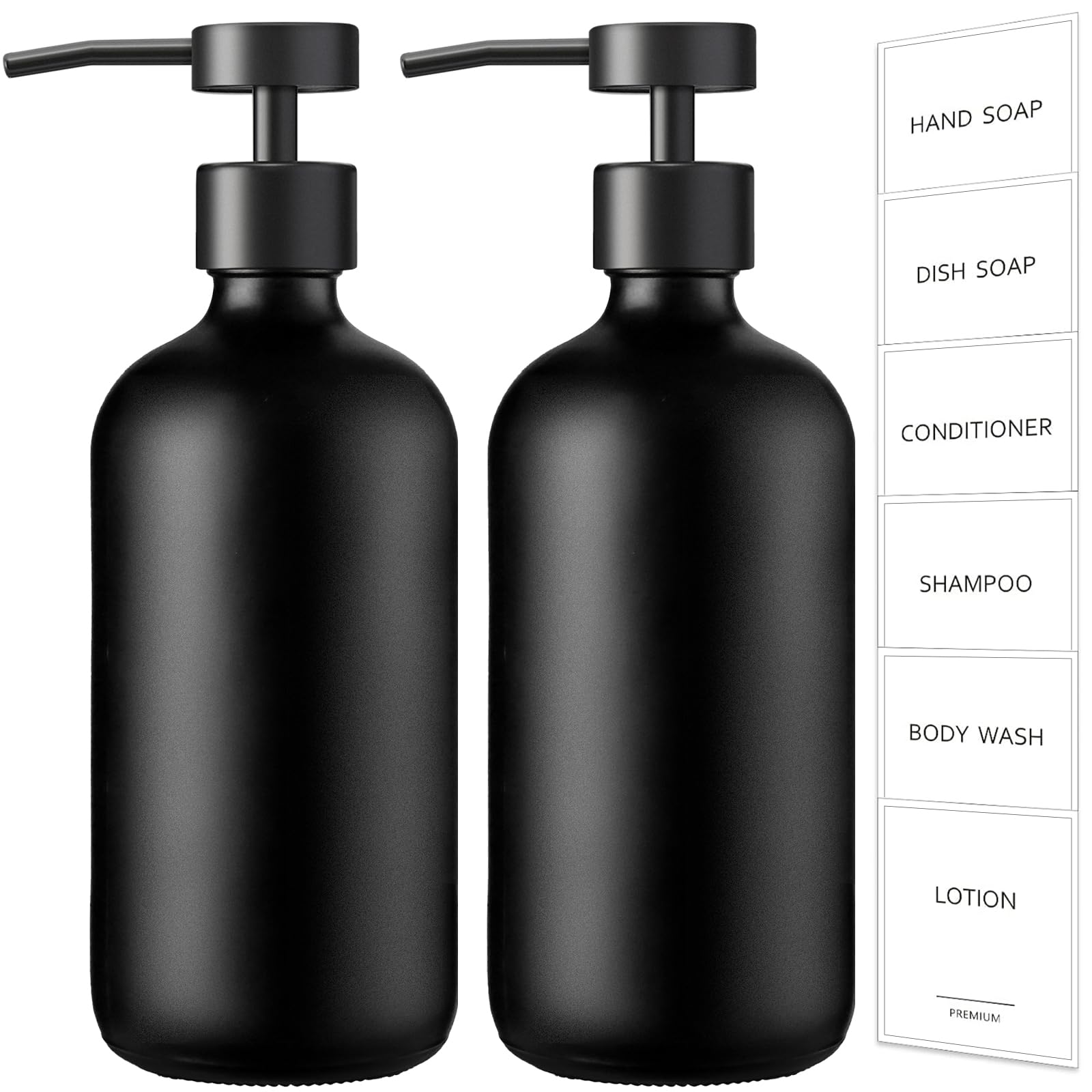 Black Soap Dispenser (2 Count)