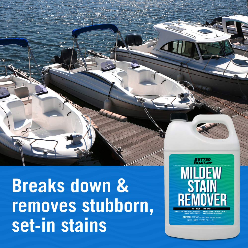 Mold and Mildew Stain Remover 1 Gallon for Fabric Vinyl Tile Grout (128 Fl Oz)