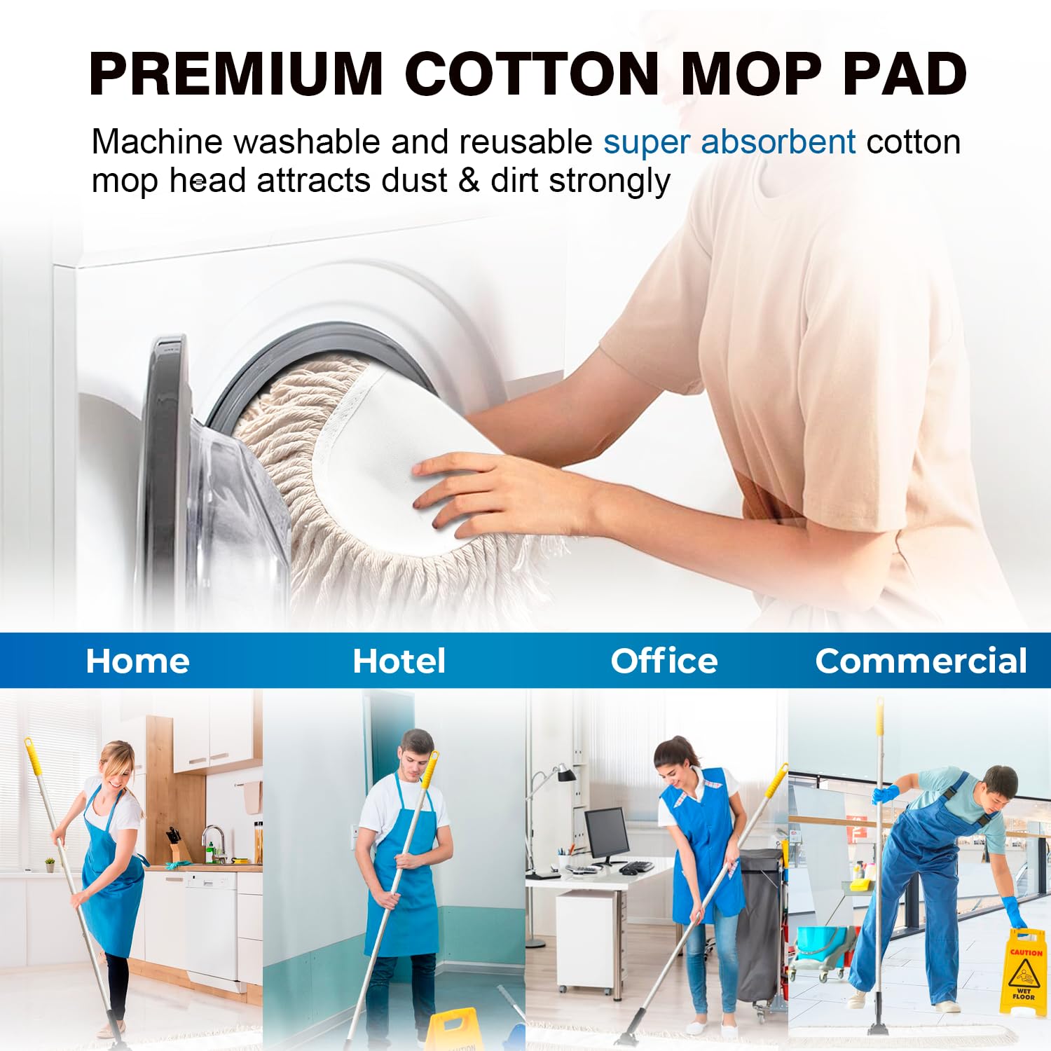 Commercial Dust Mop & Floor Sweeper