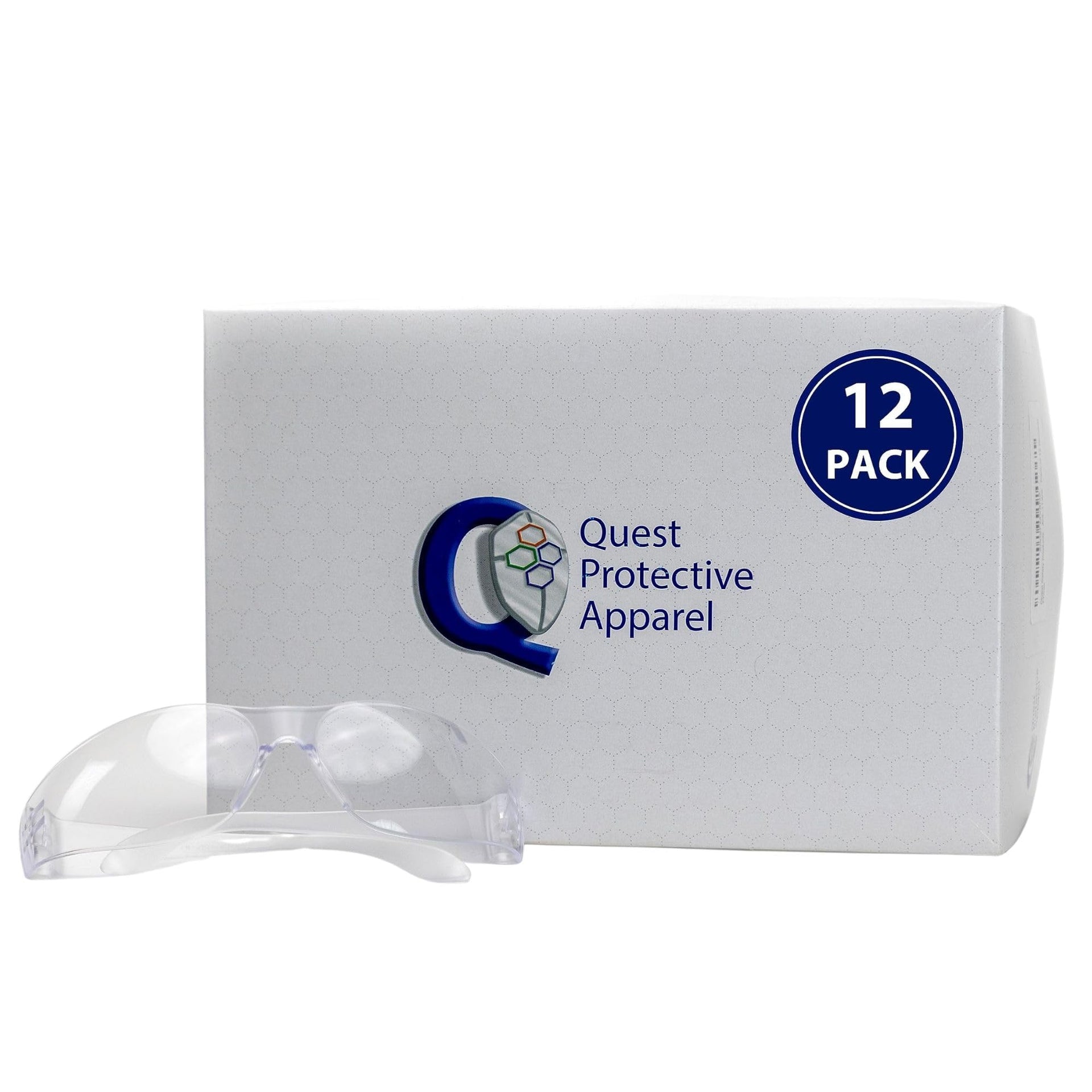 Quest Anti Fog Safety Glasses (12 Count)
