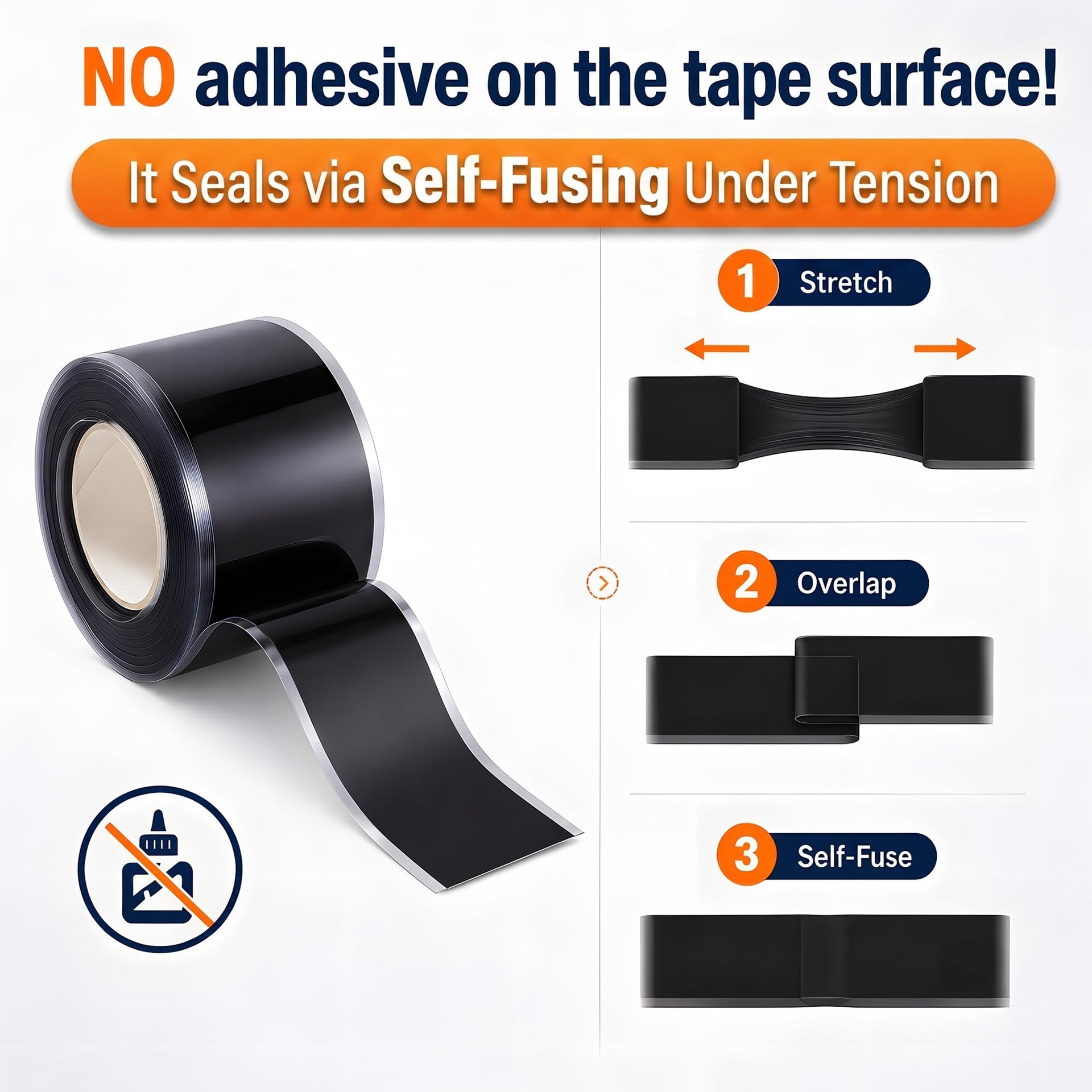 Self Fusing Silicone Tape (4 Count)