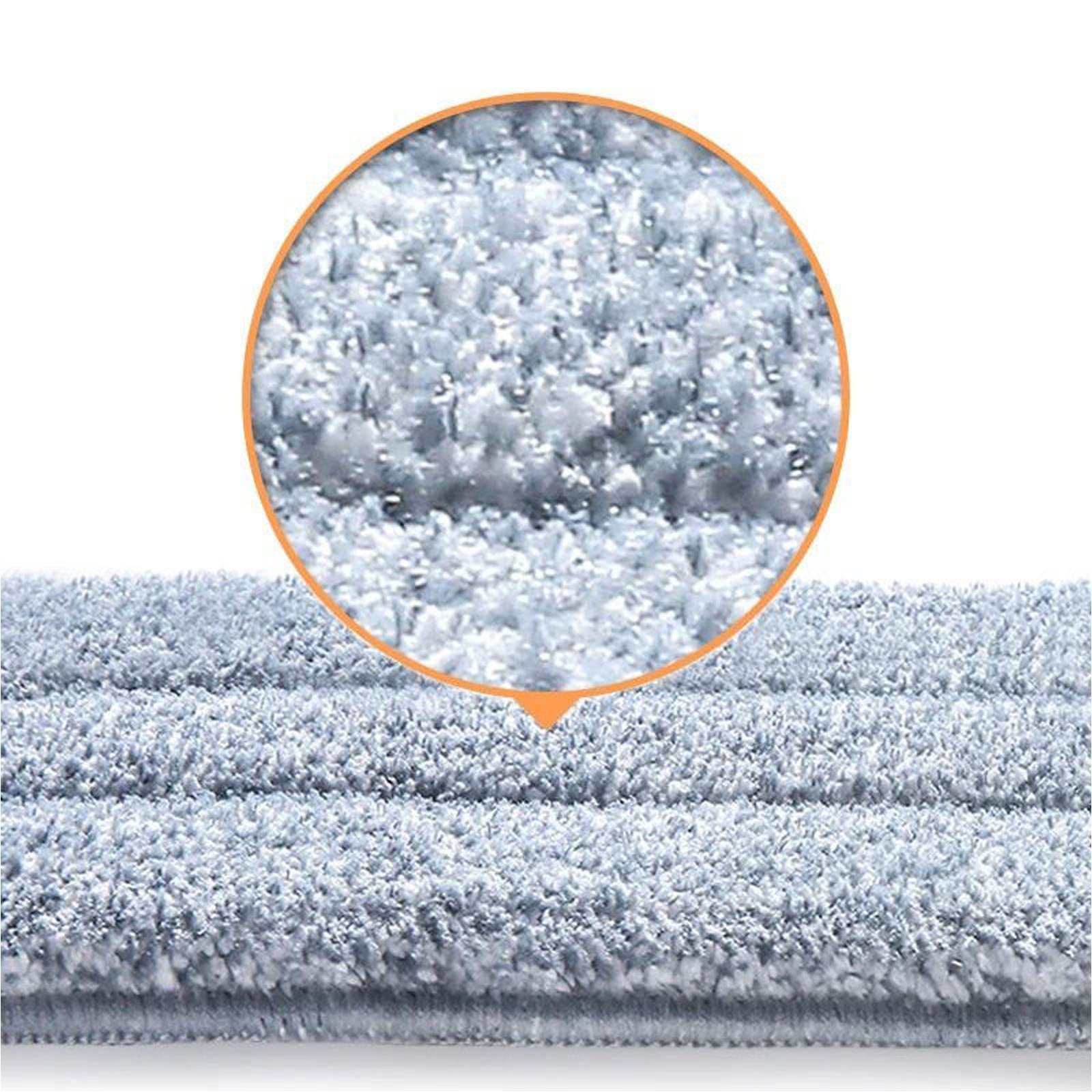 10 Pack 13 * 4.9" Generic Mop Pads Mop Head Refill Washable Wet (10 Count)