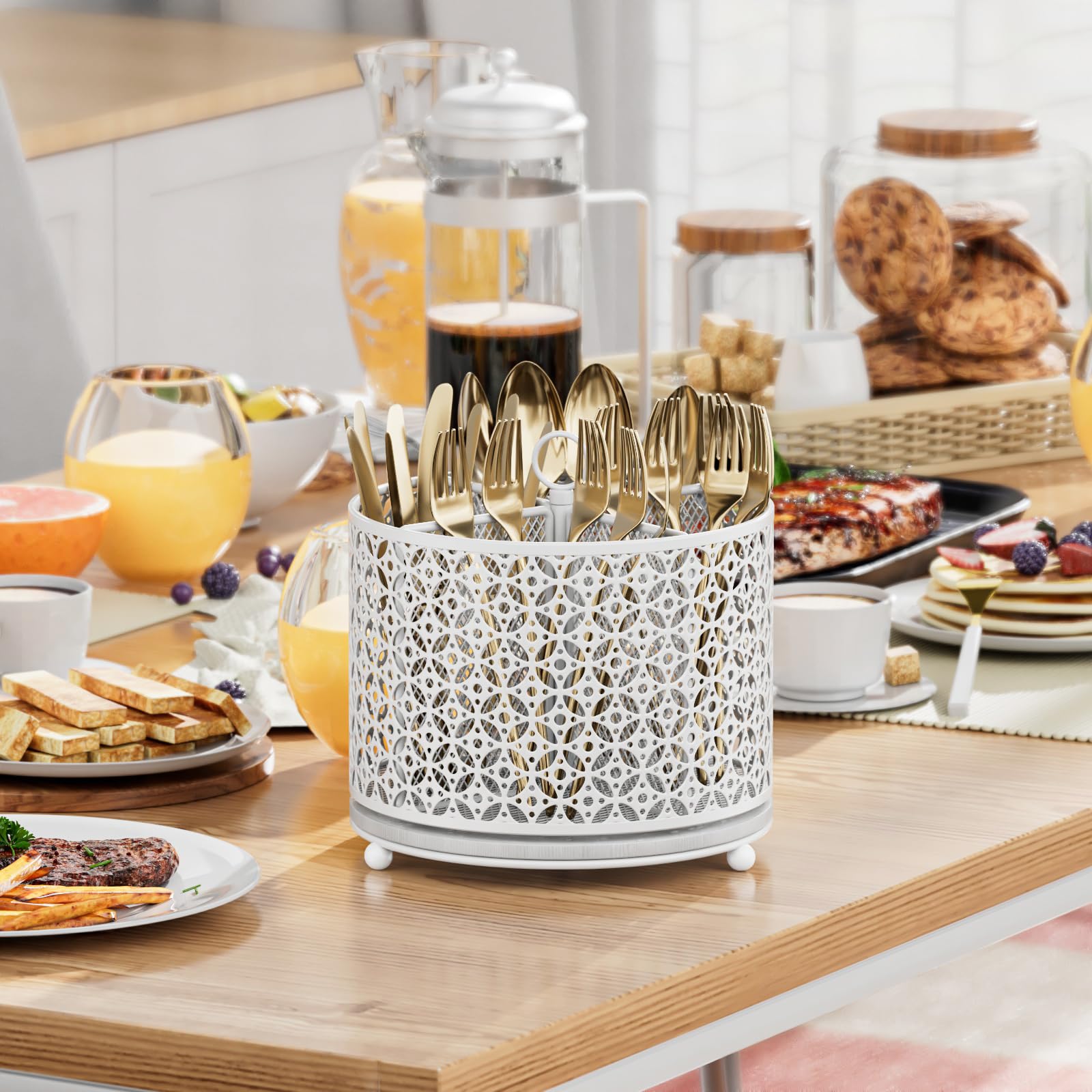 360° Rotating Kitchen Utensil Holder