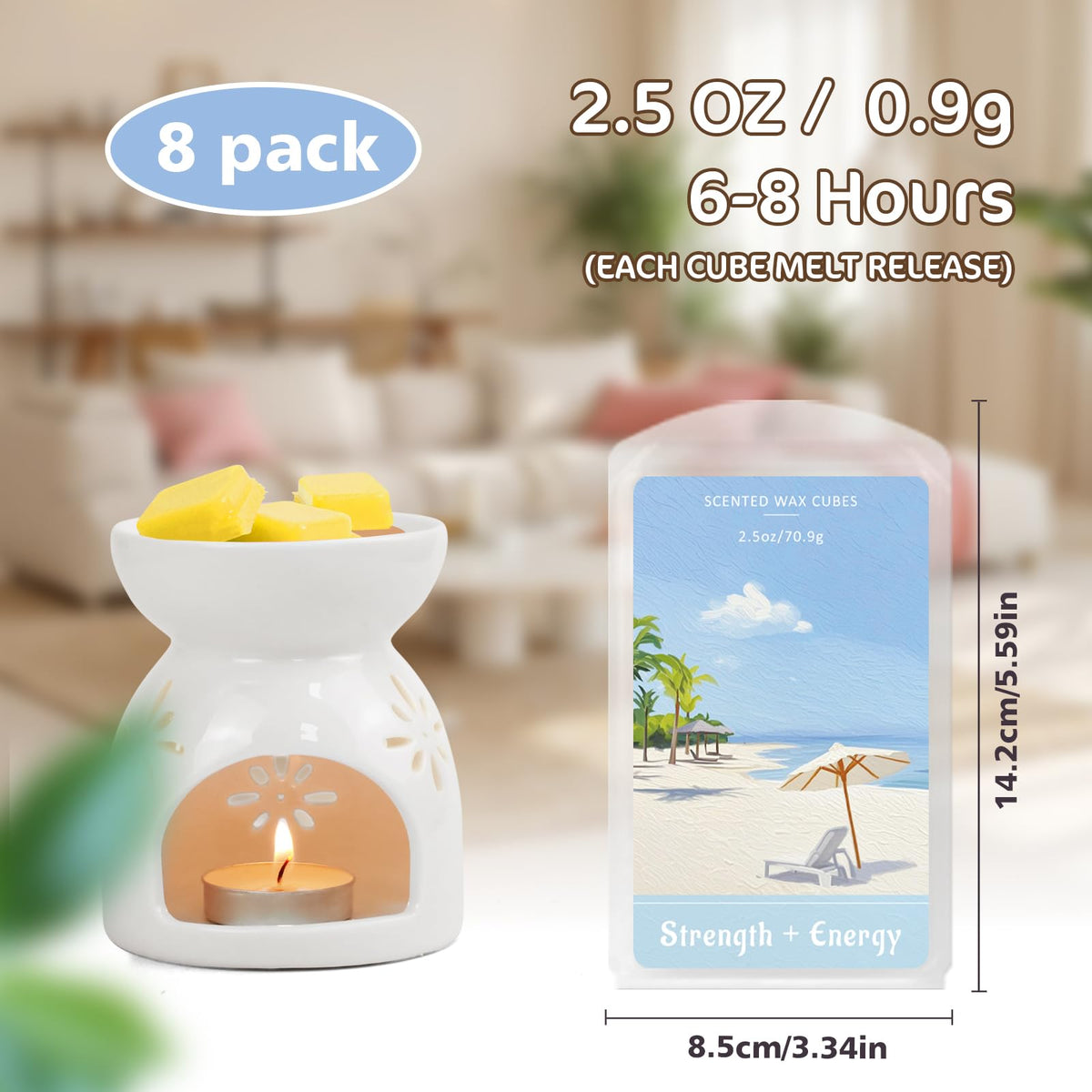 Wax Melts Soy Wax Cubes for Relax Healing