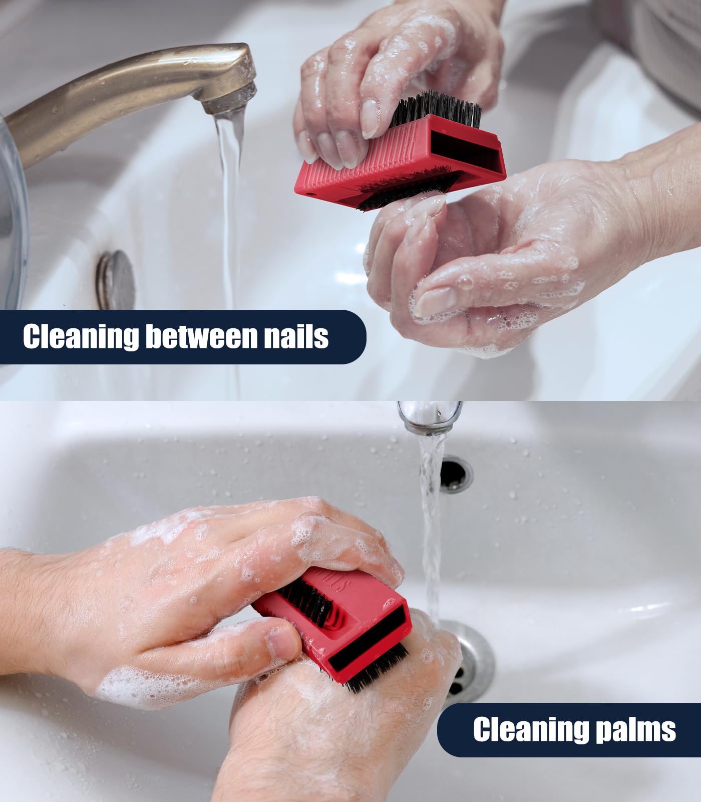 Nail Brush for Cleaning Fingernails (2 Count)